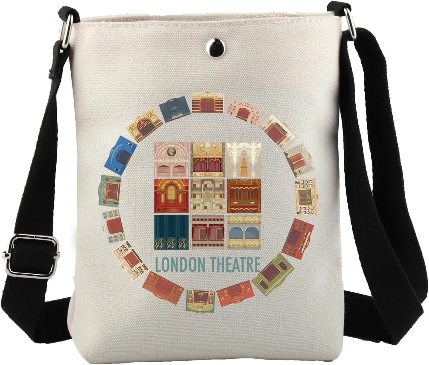 JYTAPP London Theatre Crossbody Bag London Musical Theatre Gift West Musicals Merch Theater Souvenir