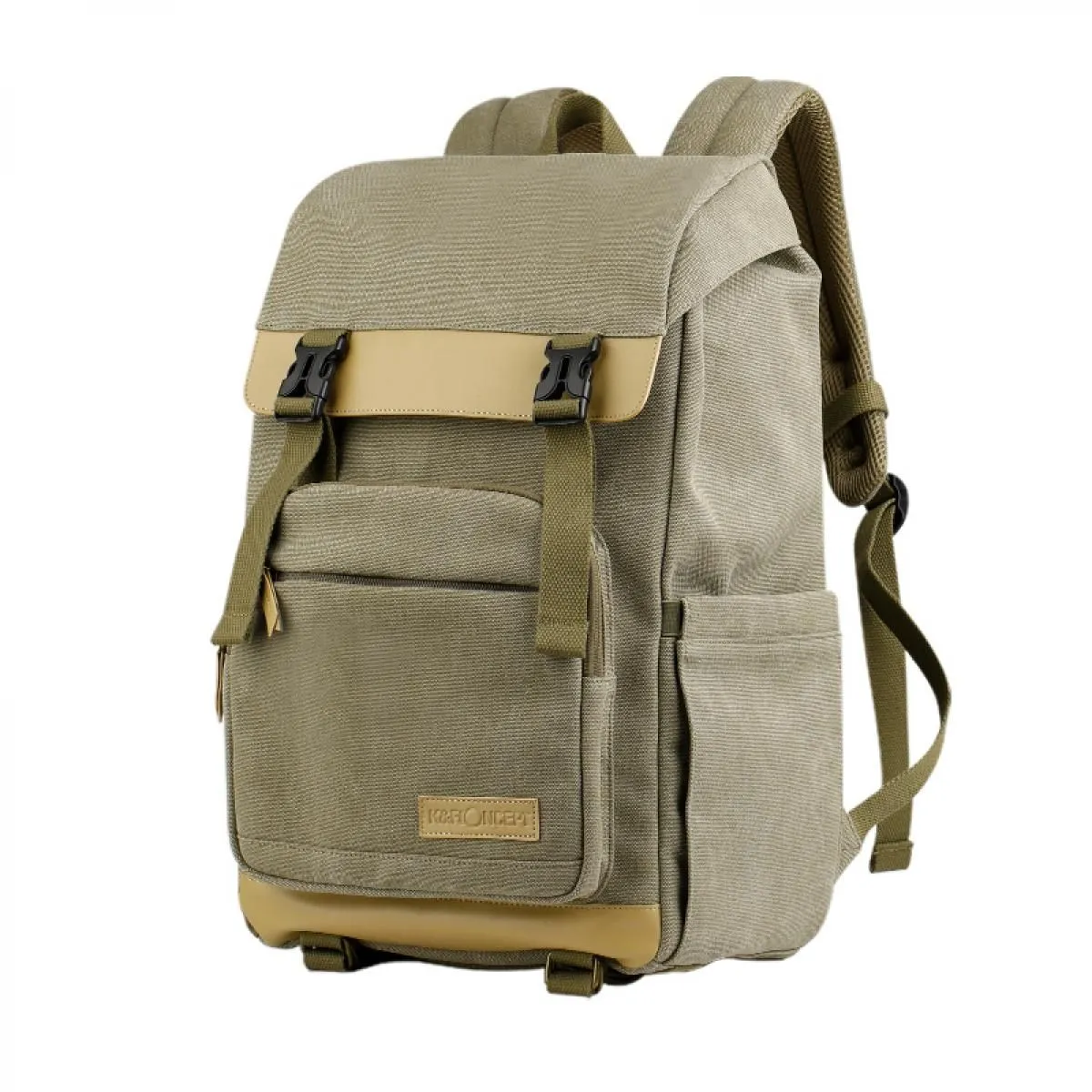 K&F Concept 18L Travel Camera Backpack with Removable DSLR Case (Khaki)