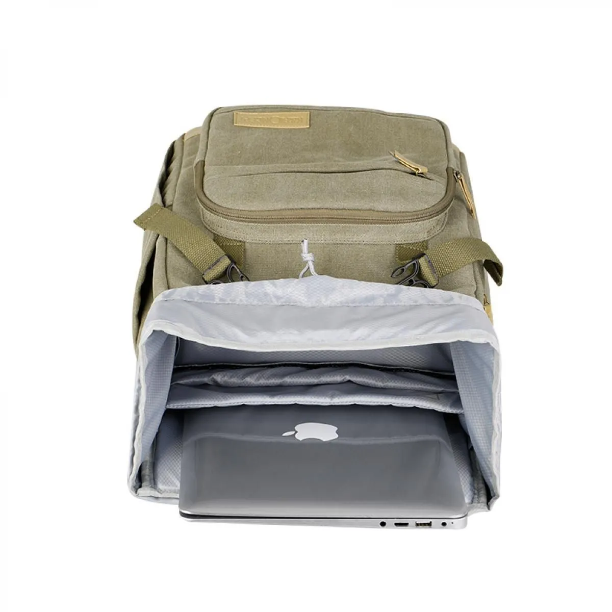 K&F Concept 18L Travel Camera Backpack with Removable DSLR Case (Khaki)
