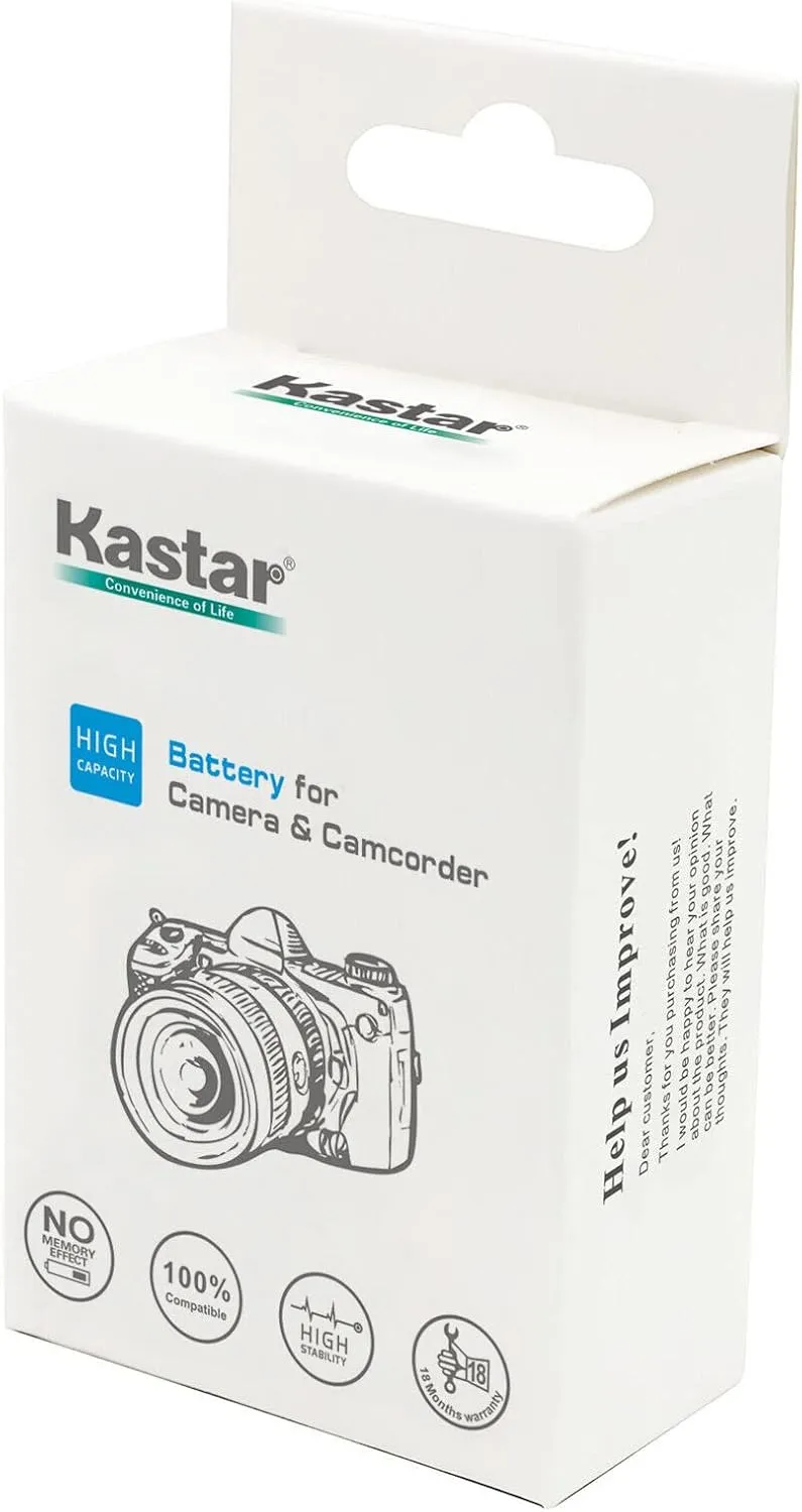 Kastar 4-Pack NP-F550 / NP-F570 Li-ion Battery 7.4V 2900mAh Replacement for Datavideo TLM-700K 7" Full HD LCD Portable 4K, iKan 7" VXF7-V2 Tally 3G-SDI 4K, VH7i-1 7" HDMI On-Camera Field Monitor
