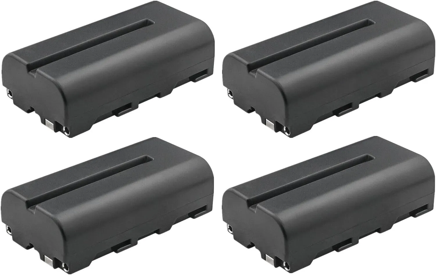 Kastar 4-Pack NP-F550 / NP-F570 Li-ion Battery 7.4V 2900mAh Replacement for Datavideo TLM-700K 7" Full HD LCD Portable 4K, iKan 7" VXF7-V2 Tally 3G-SDI 4K, VH7i-1 7" HDMI On-Camera Field Monitor