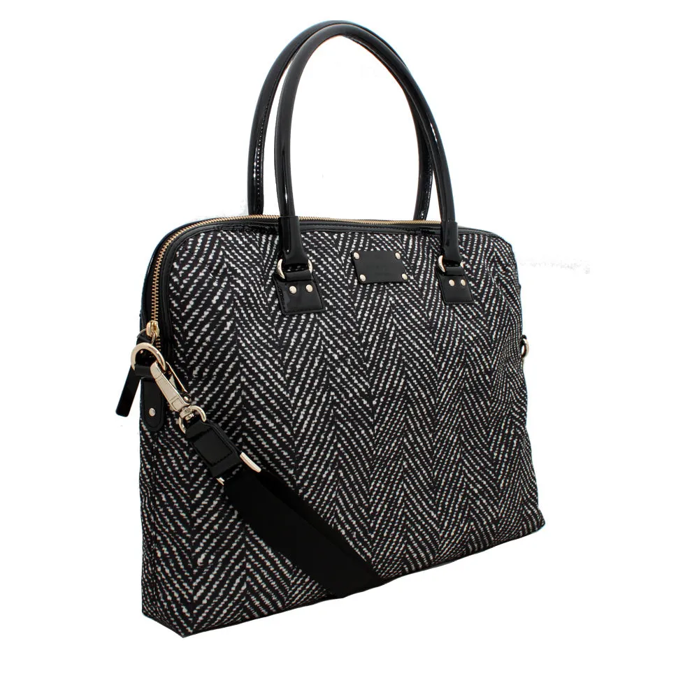 Kate Spade Logan Square Calista Laptop Bag- Black