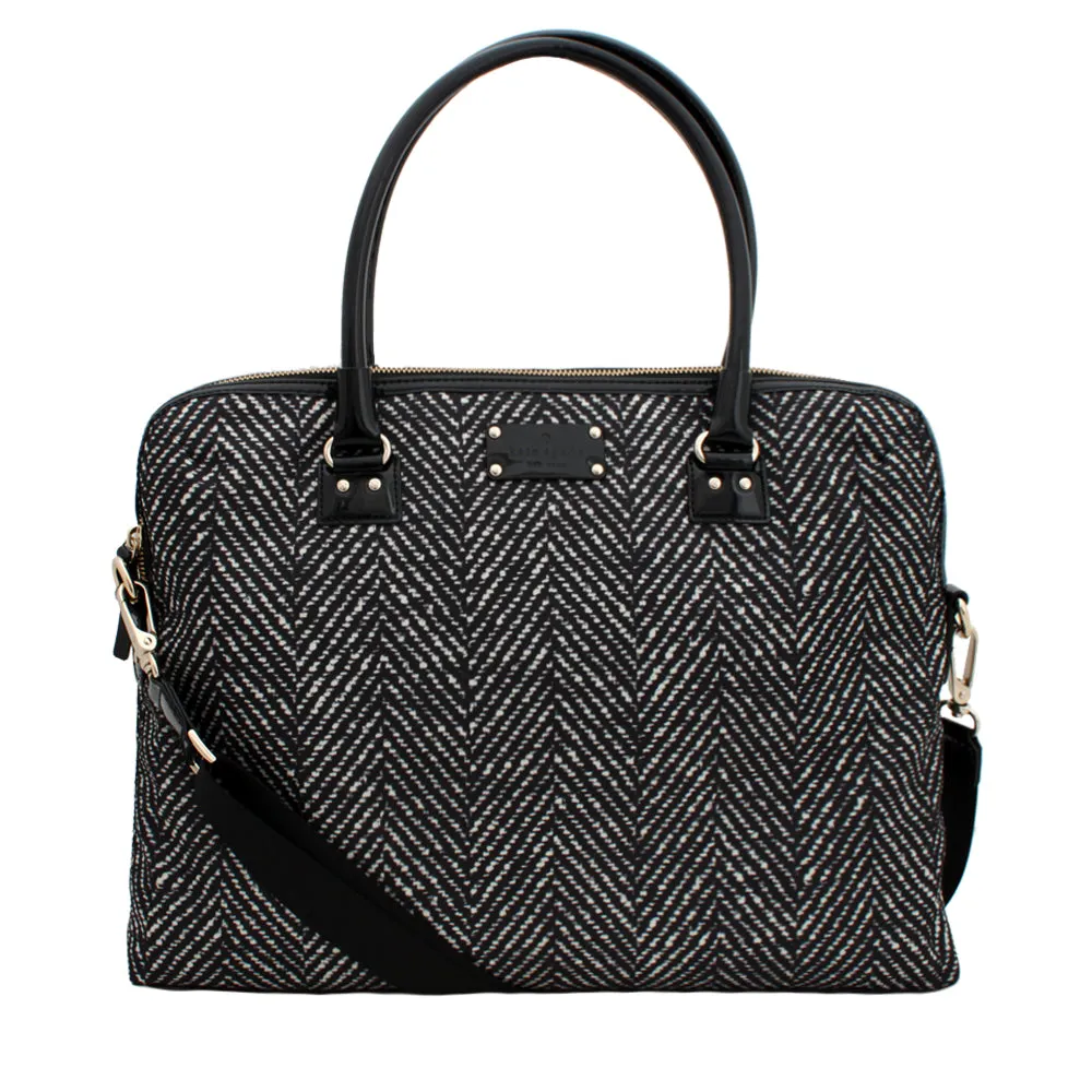 Kate Spade Logan Square Calista Laptop Bag- Black
