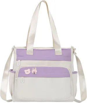 Kawaii Messenger Bag for Girls School Tote Bag