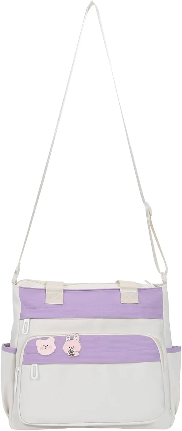 Kawaii Messenger Bag for Girls School Tote Bag
