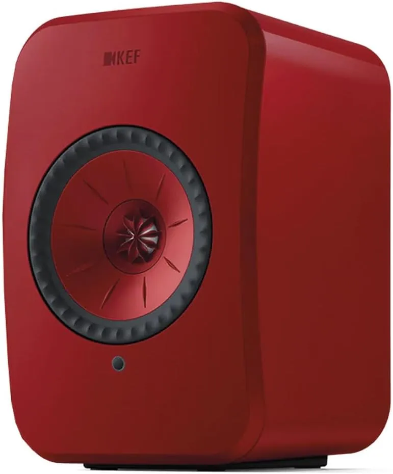 KEF LSX II Wireless HiFi Speaker System (Lava Red)