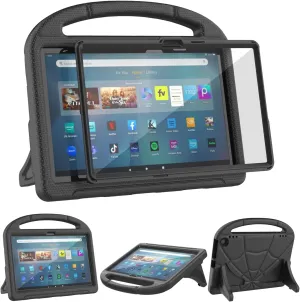 Kids Case for 11inch Tablets(Only 2023 Released 13th Gen Models),Not Fits Samsung iPad 11inch Tablets, Lightweight Shockproof EVA Case with Screen Protector Handle Stand - Black