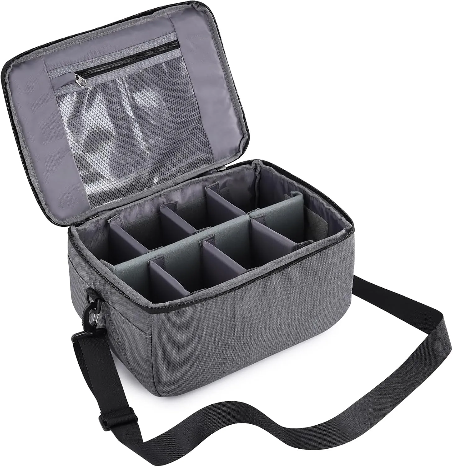 Koolertron Dslr Camera Insert Bag Purse Universal Liner Lens Pouch Partition Protective Cover Waterproof Sleeve for Cannon/Nikon/Sony (Grey)