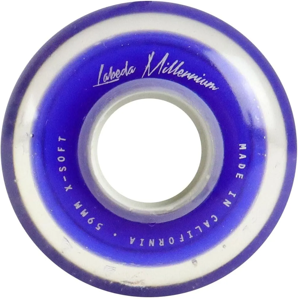 Labeda Millennium Gripper Roller Hockey Inline Wheels 4 Pack - Choose Color/Size