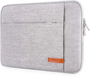 Lacdo 15.6 inch Portable Monitor Case for Most 15.6 inch Portable Monitor, Computer Laptop Display External Monitors Portables Monitors Water Resistant Carrying Sleeve Bag with Accessory Pocket, Gray