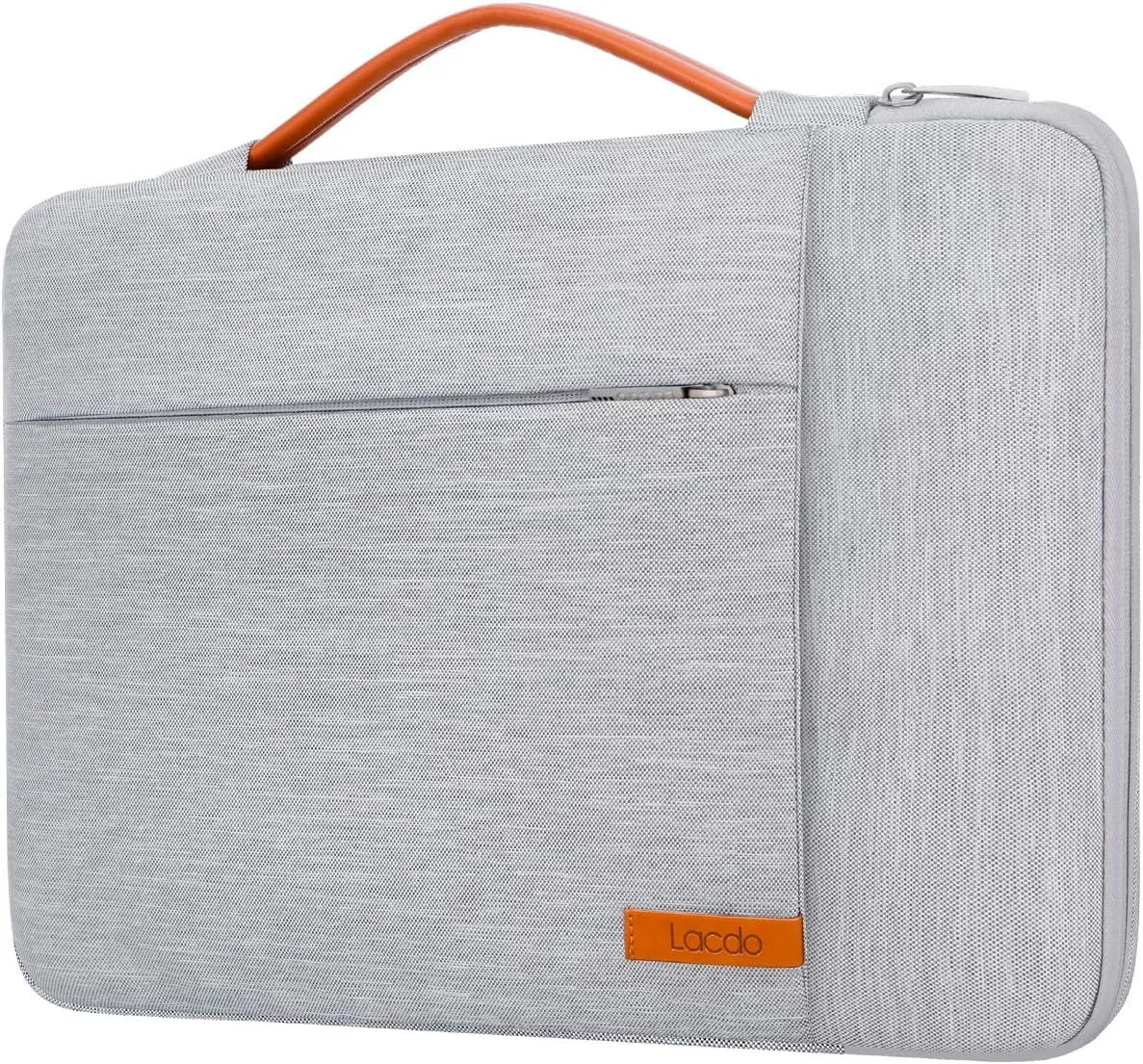 Lacdo 360° Protective Laptop Sleeve Case for 16 inch New MacBook Pro M4/M3/M2/M1 Pro/Max A3403 A3186 A2991 A2780 A2485 A2141 2024-2019, 15 inch Surface Laptop 7th Copilot PC/6/5/4/3 Computer Bag, Gray