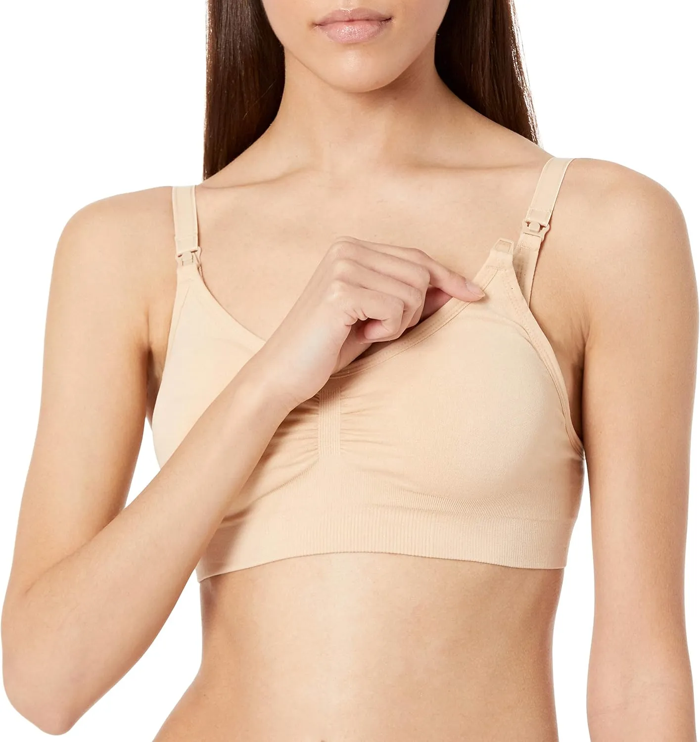 Lamaze Women's Single and Multi Pack Maternity Overnight Nursing Wide Shoulder Bra