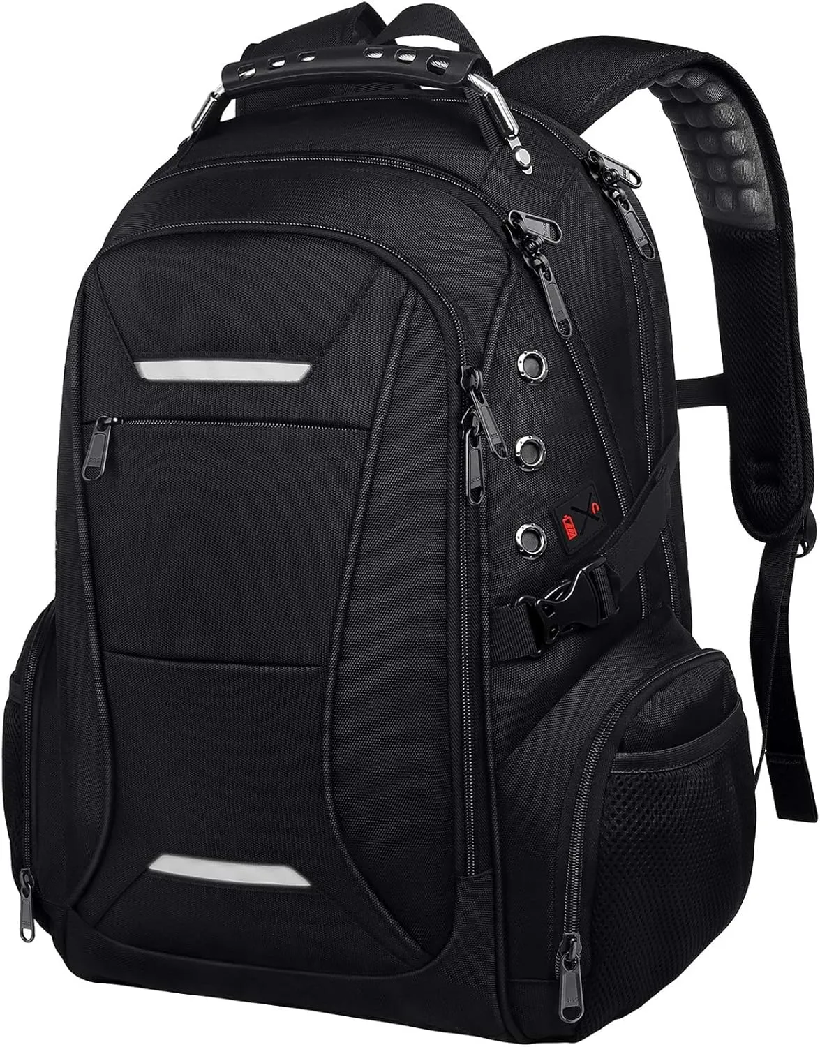 Laptop Backpack for Men, Large Travel Computer Backpack with USB Charging Port for Work Business Fits 17 Inch Notebook, 40L, Anti Theft, Water Resistant, Black