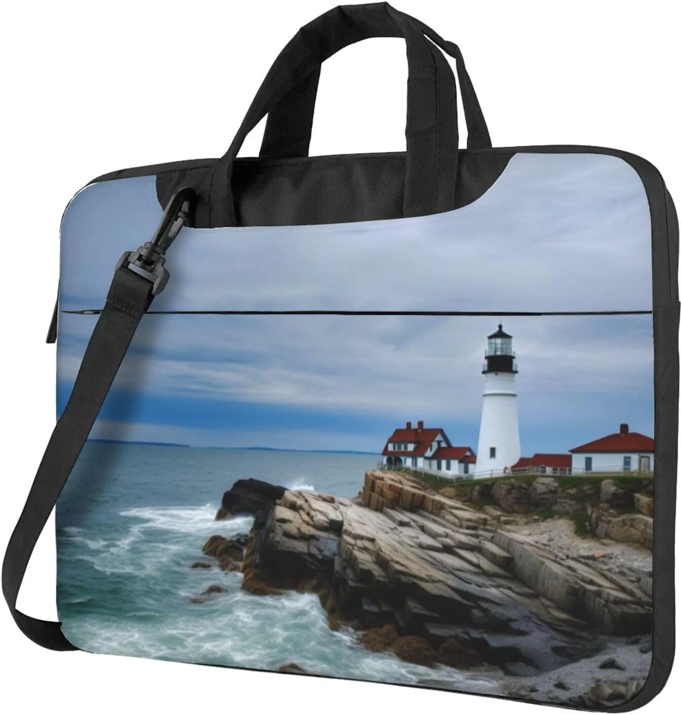 Laptop Bag fit,Thanksgiving Turkey Pumpkin Harvest Handbag CrossbodyBag, Suitable for Office School Travel