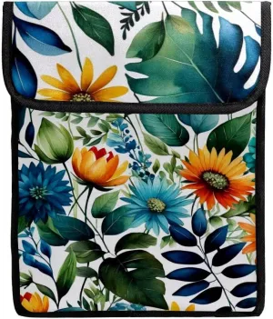 Laptop Bag for Women,Computer Bags for Women,for Laptop or Tablet,Lizards and Plants Jungle