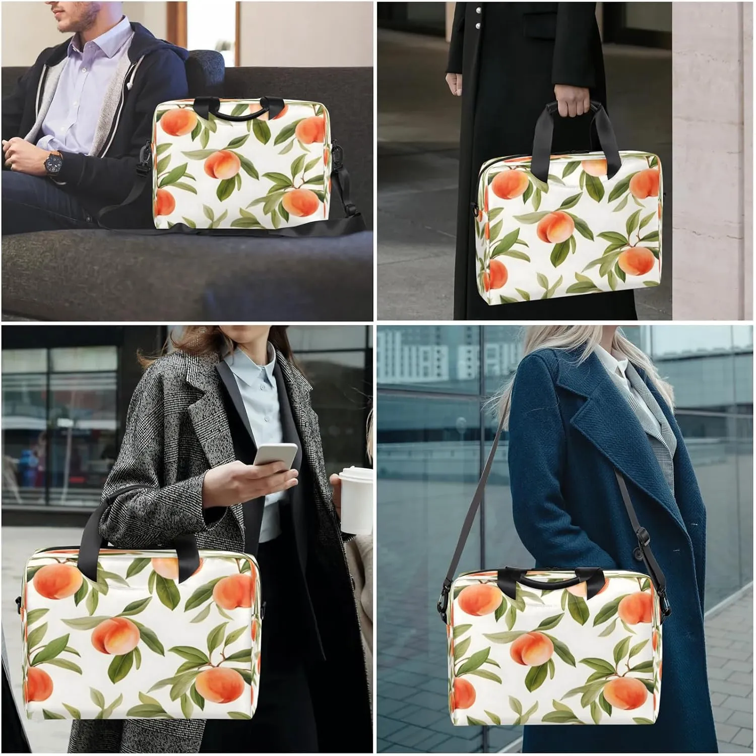 Laptop Carrying Case, Laptop and Tablet, Sleek Design, Water-Repellent Fabric, Business Casual, Casual Toploader