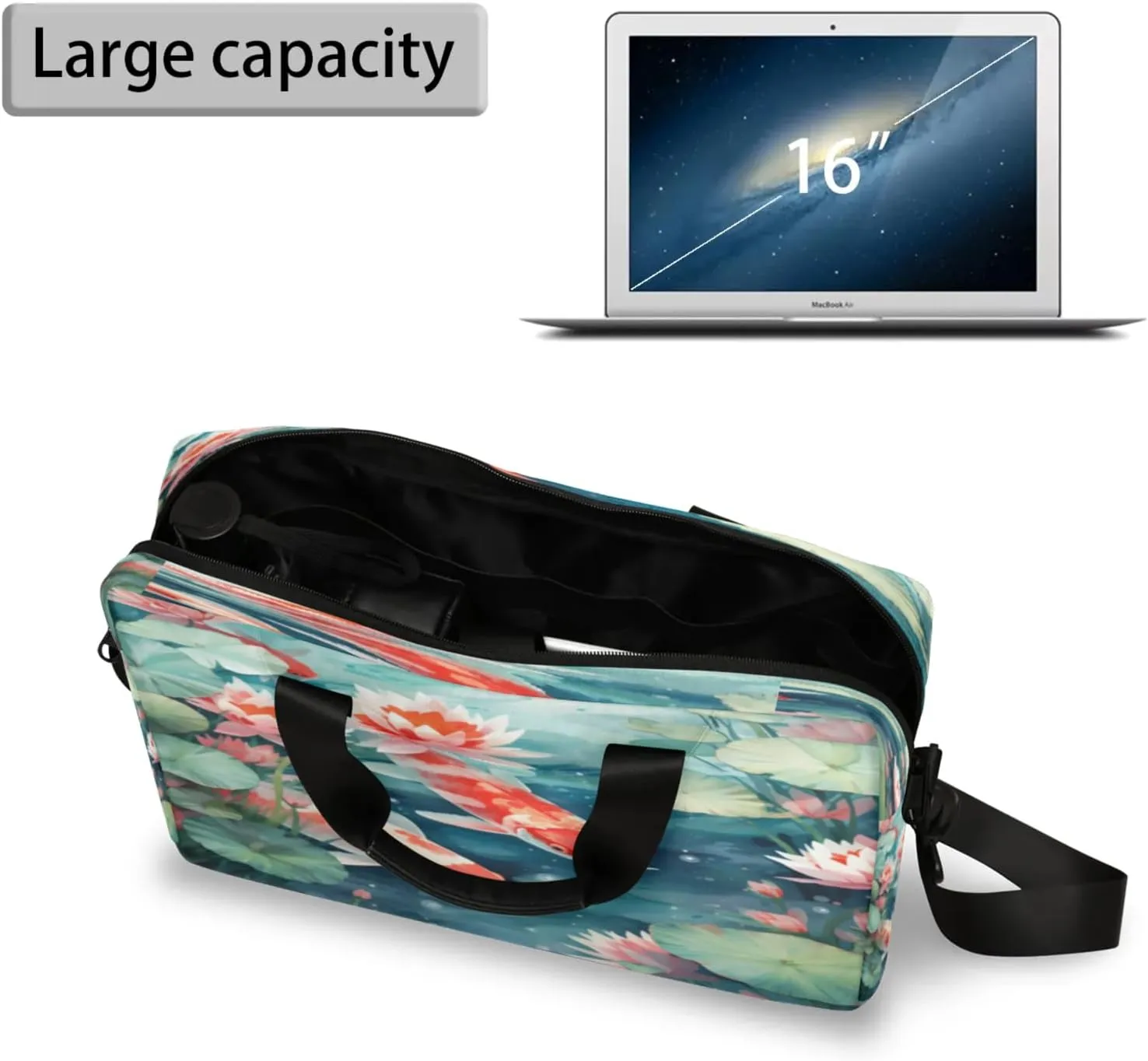 Laptop Carrying Case, Laptop and Tablet, Sleek Design, Water-Repellent Fabric, Business Casual, Casual Toploader