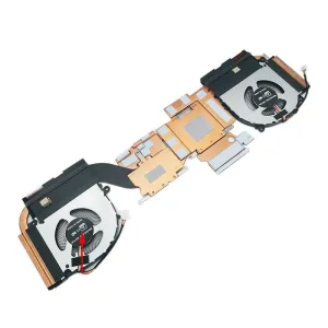 Laptop CPU GPU Fan&Heatsink for CLEVO PC50 6-31-PC503-104 DFS5K223052834 FMKL DFS5K22305283R FMKK DC 05V 0.5A 4PIN New
