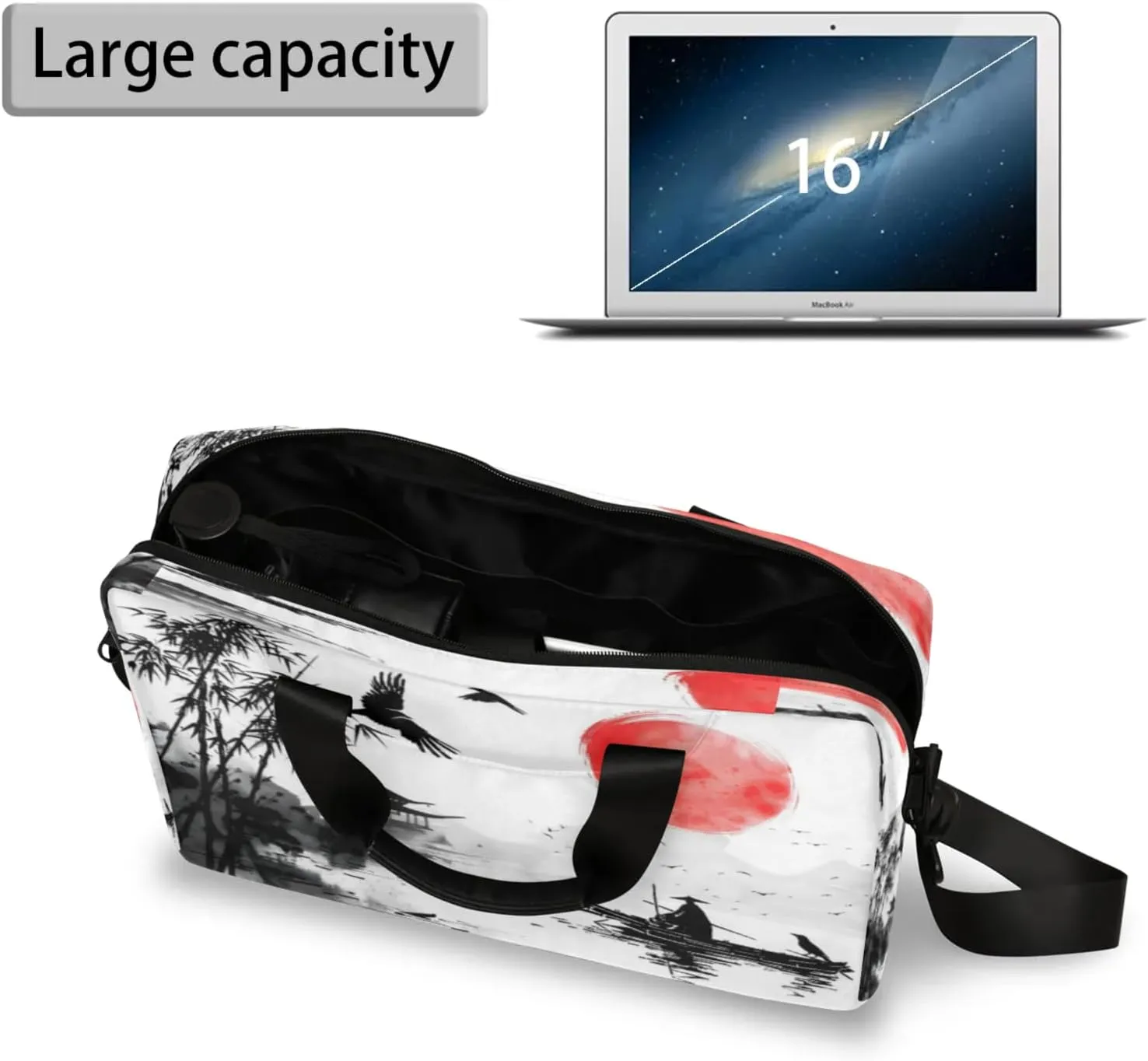 Laptop Shoulder Bag Compatible with Handle, Messenger Shoulder Case for Laptop or Tablet, Laptop Carrying Case