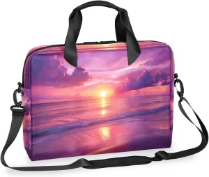 Laptop Shoulder Bag Compatible with Handle, Messenger Shoulder Case for Laptop or Tablet, Laptop Carrying Case