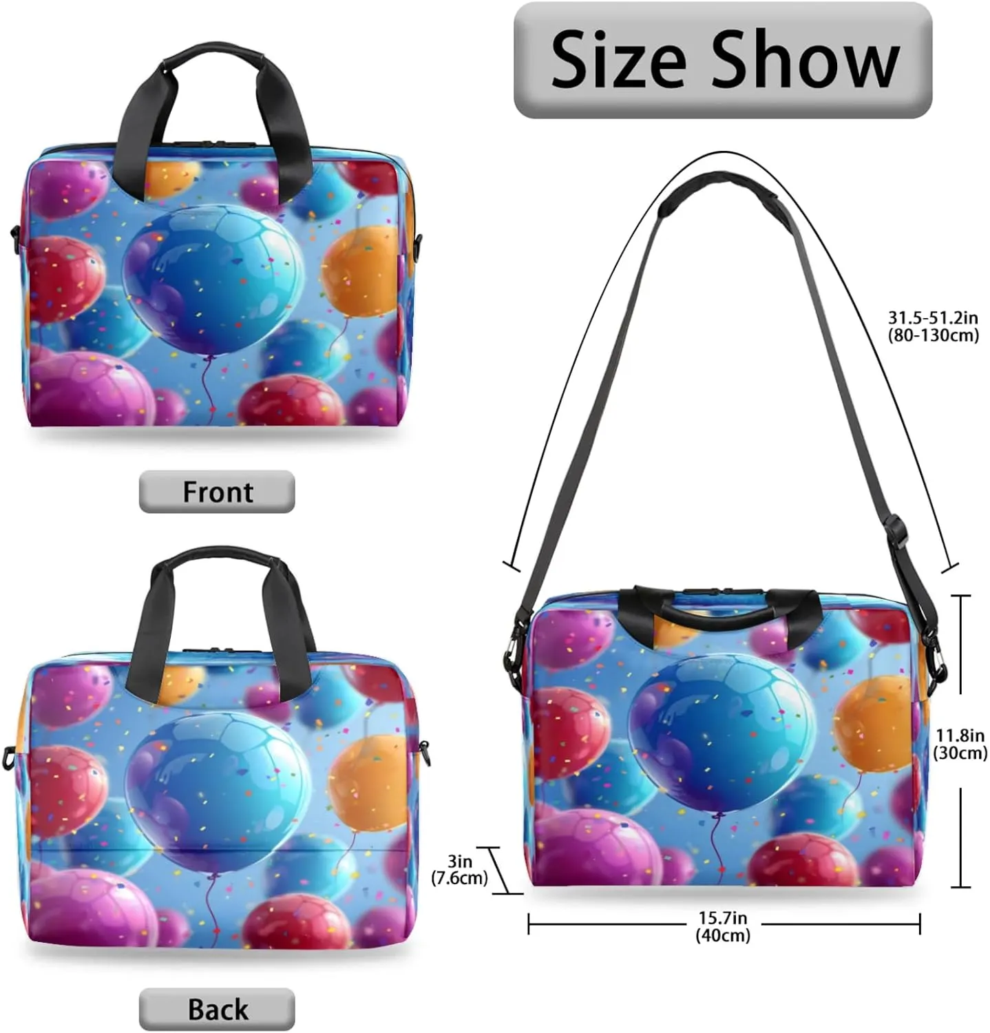 Laptop Shoulder Bag Compatible with Handle, Messenger Shoulder Case for Laptop or Tablet, Laptop Carrying Case