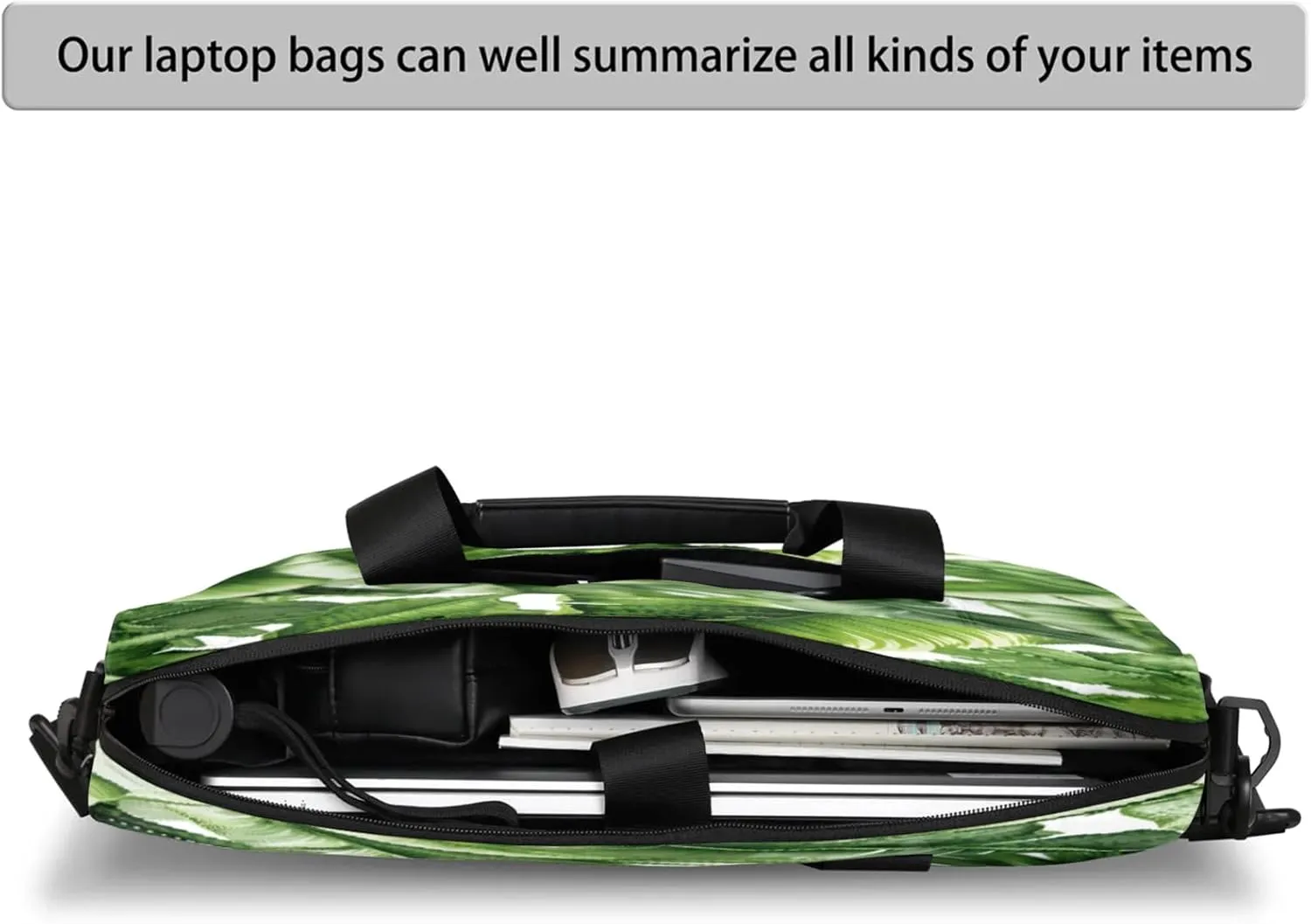 Laptop Shoulder Bag Compatible with Handle, Messenger Shoulder Case for Tablet, Laptop Carrying Case