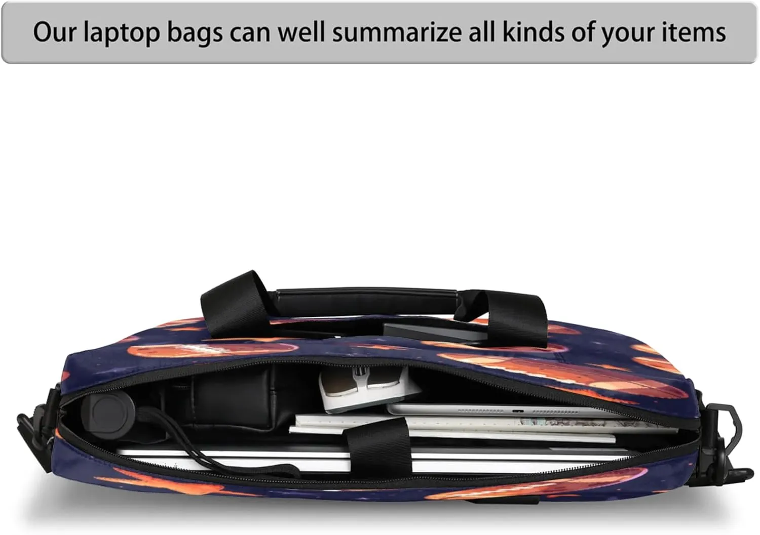 Laptop Shoulder Bag Compatible with Handle, Messenger Shoulder Case for Tablet, Laptop Carrying Case