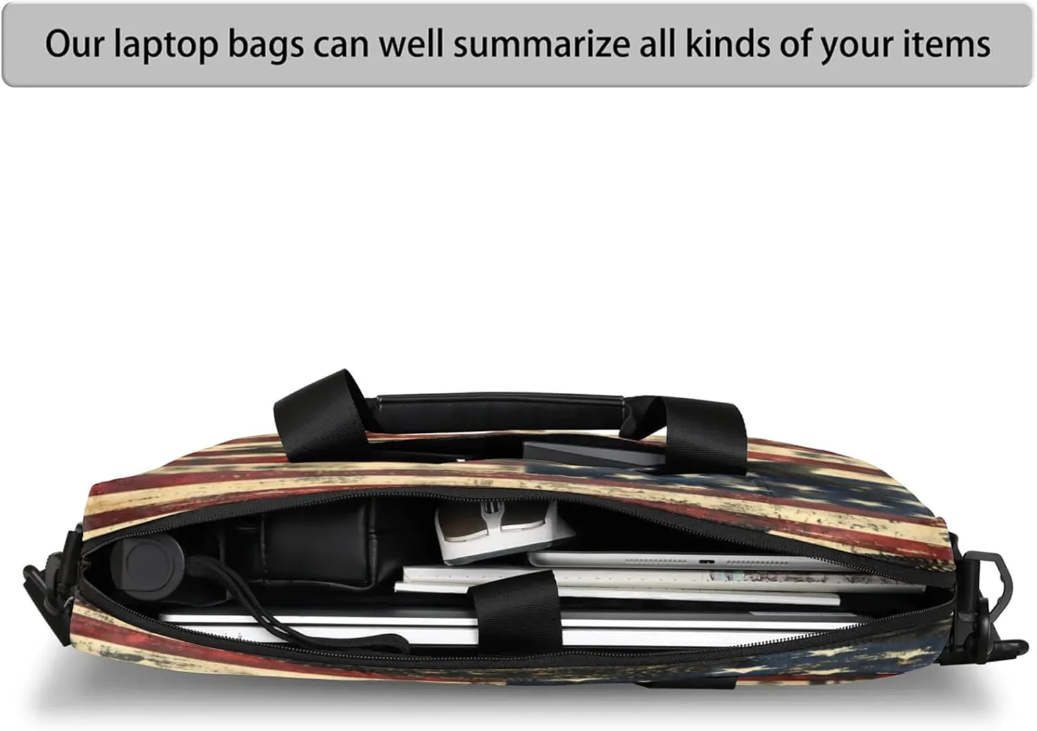 Laptop Shoulder Bag Compatible with Handle, Messenger Shoulder Case for Tablet, Laptop Carrying Case