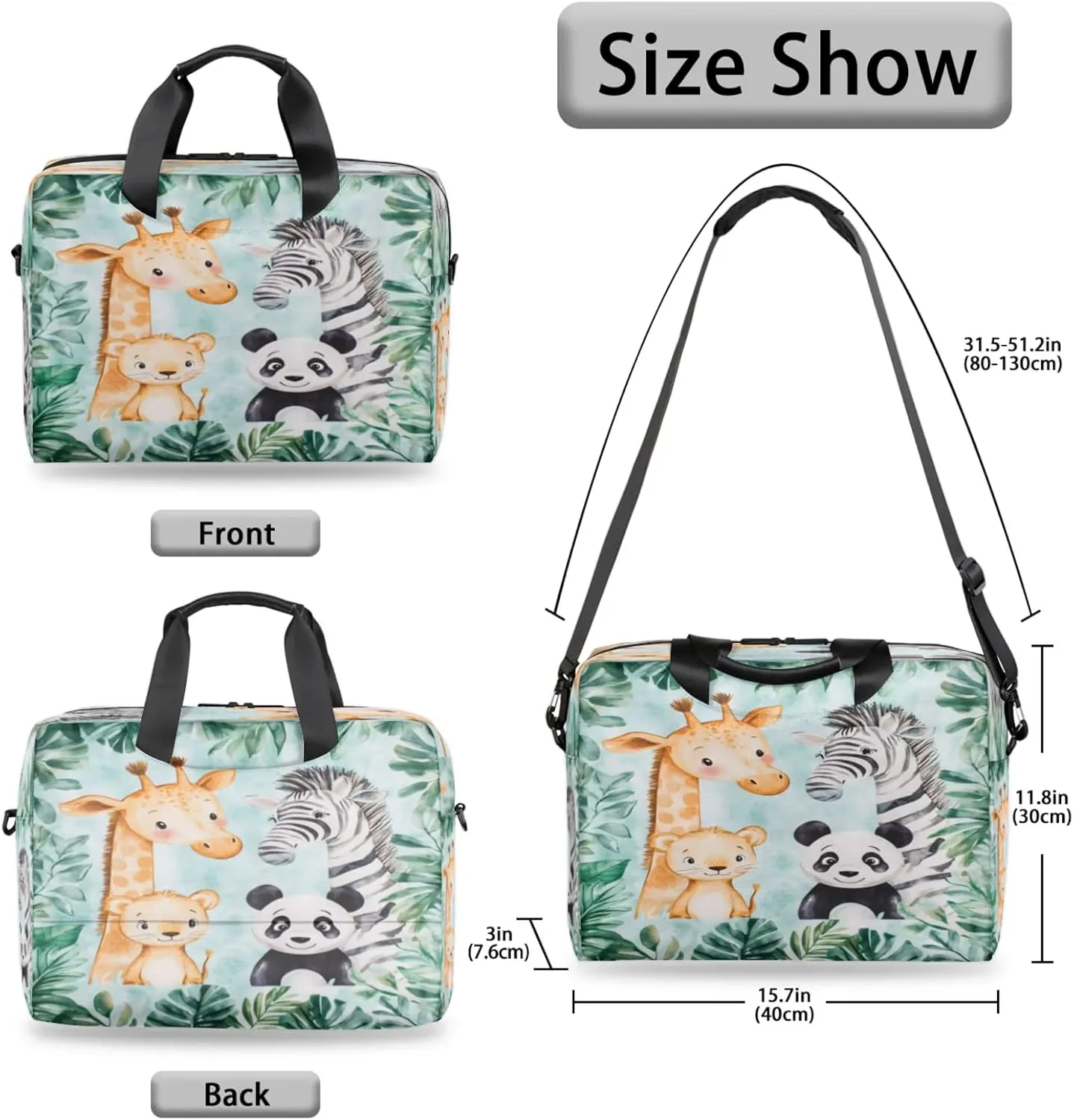 Laptop Shoulder Bag Compatible with Handle, Messenger Shoulder Case for Tablet, Laptop Carrying Case