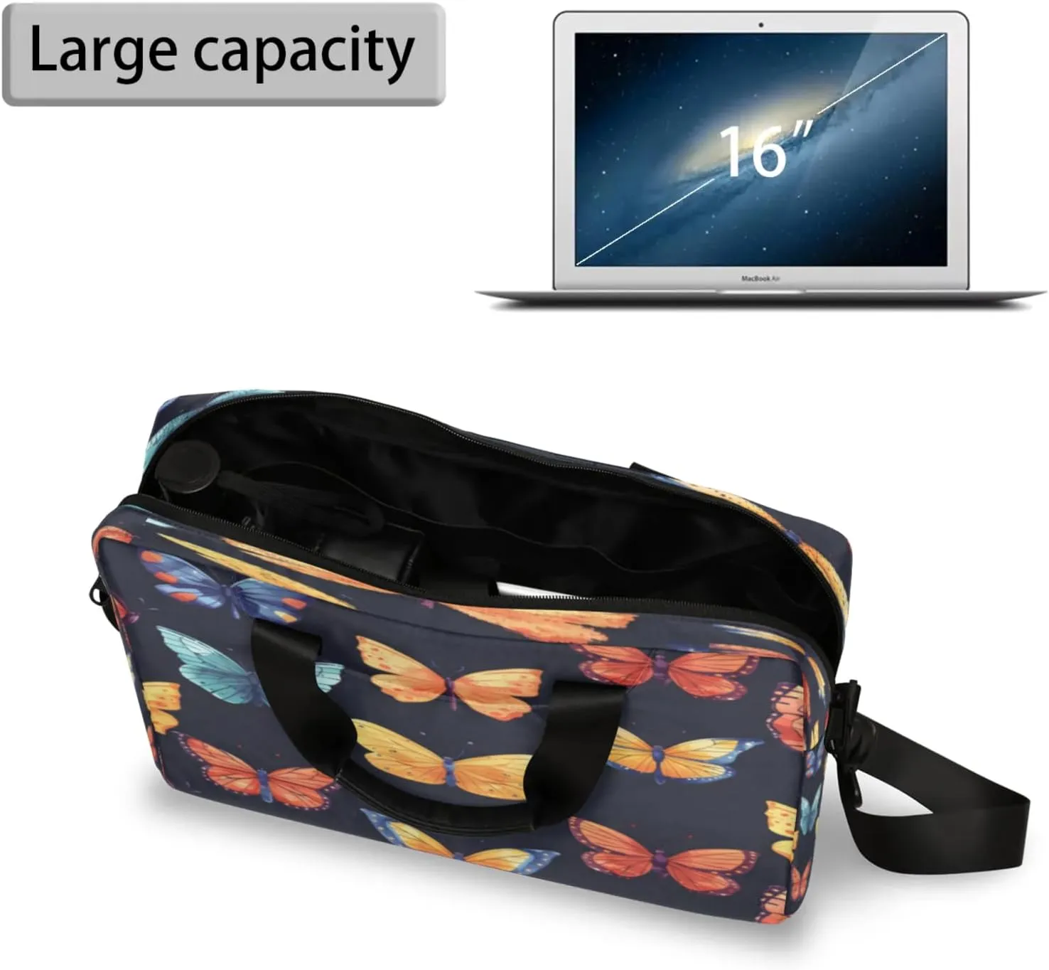 Laptop Shoulder Bag Compatible with Handle, Messenger Shoulder Case for Tablet, Laptop Carrying Case