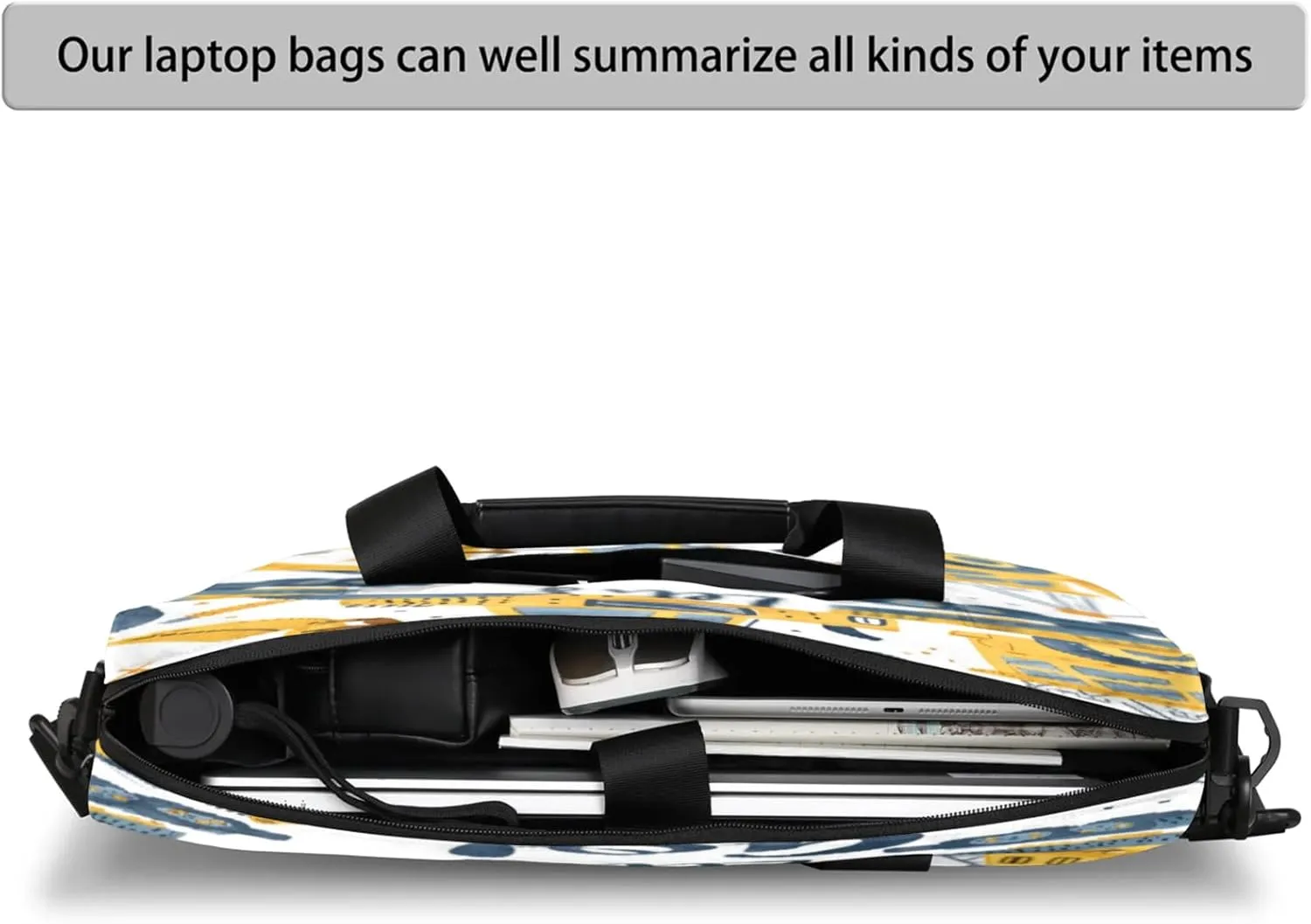 Laptop Shoulder Bag Compatible with Handle, Messenger Shoulder Case for Tablet, Laptop Carrying Case