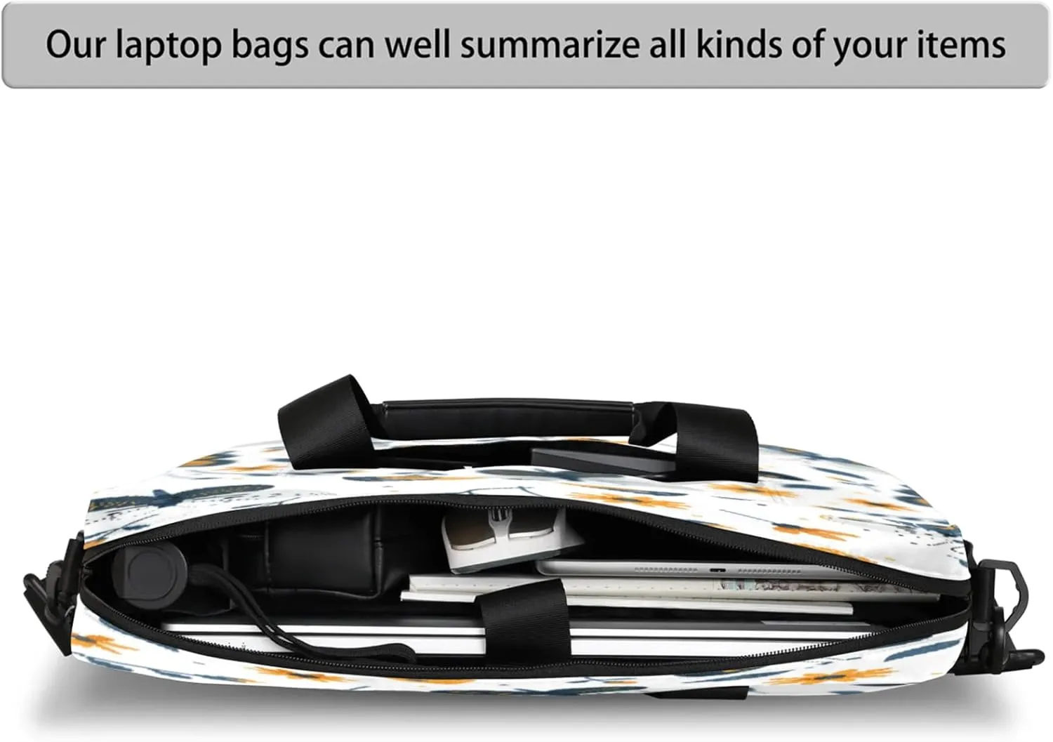 Laptop Shoulder Bag Compatible with Handle, Messenger Shoulder Case for Tablet, Laptop Carrying Case