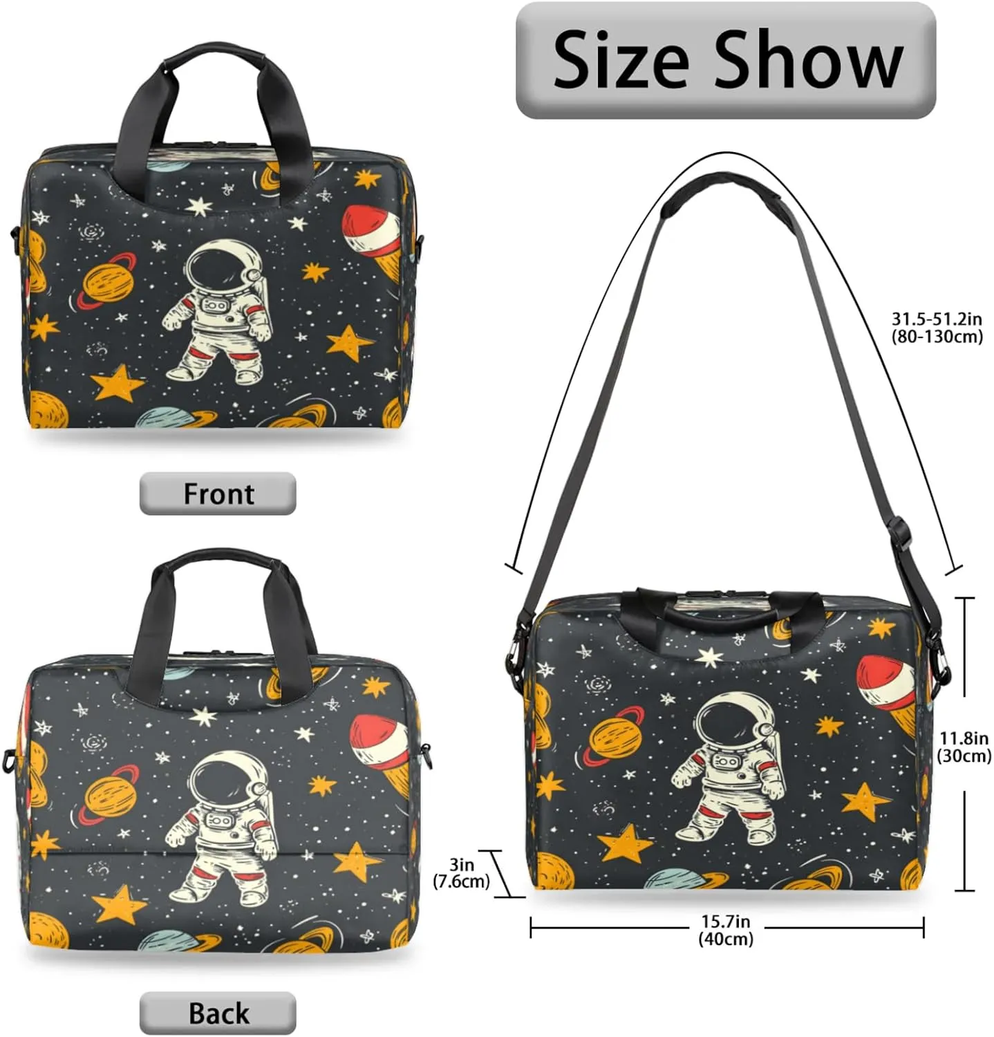 Laptop Shoulder Bag Compatible with Handle, Messenger Shoulder Case for Tablet, Laptop Carrying Case