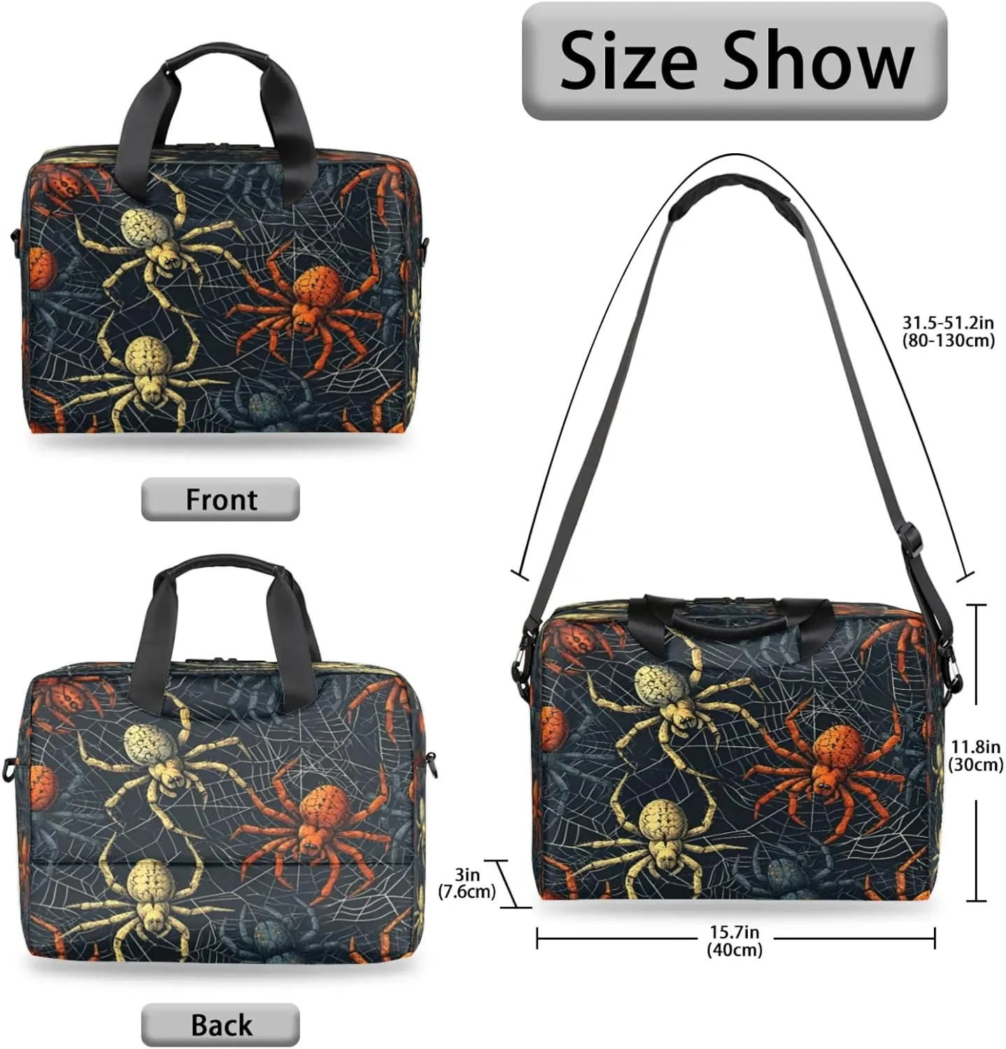 Laptop Shoulder Bag Compatible with Handle, Messenger Shoulder Case for Tablet, Laptop Carrying Case