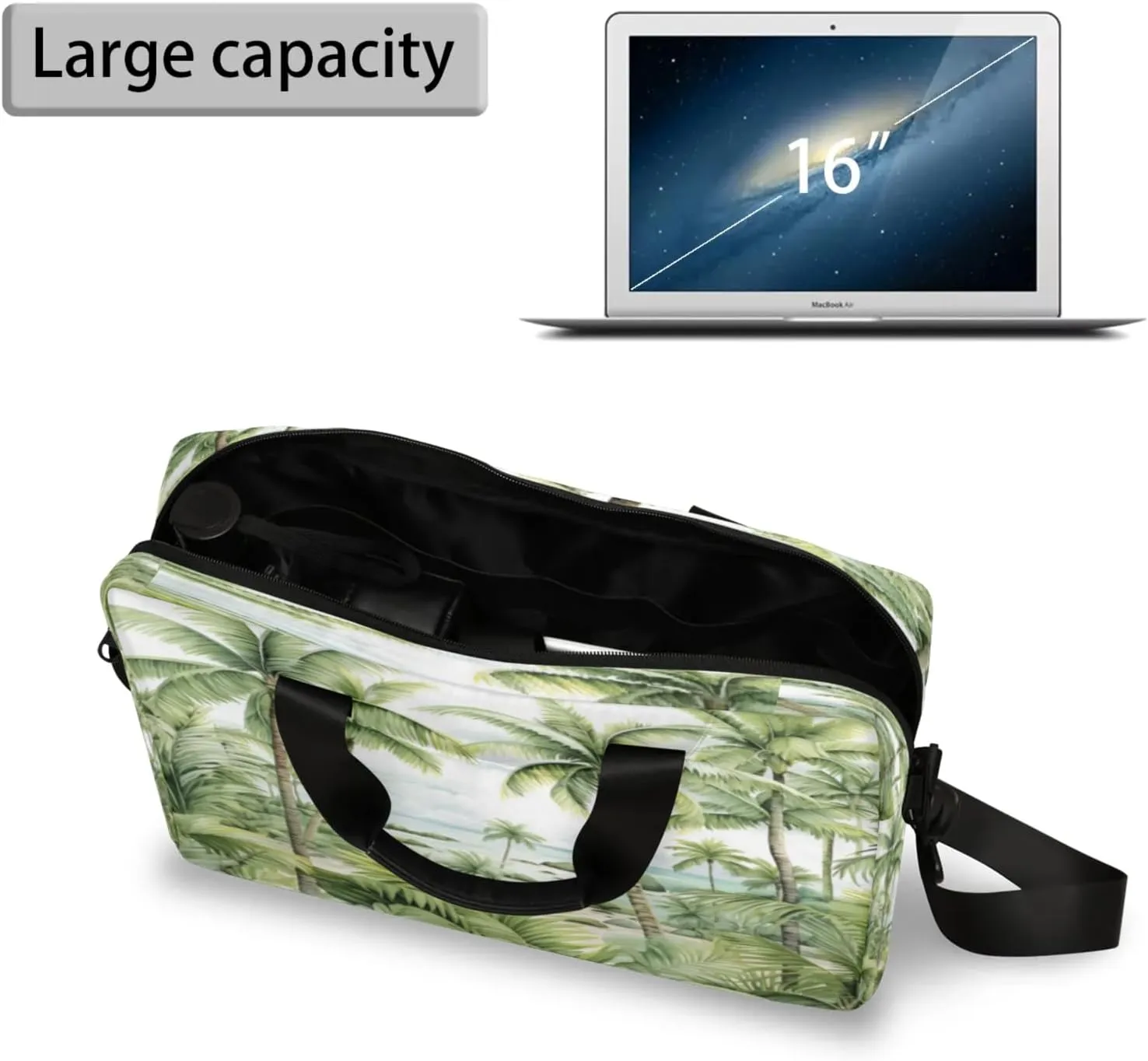 Laptop Shoulder Bag Compatible with Handle, Messenger Shoulder Case for Tablet, Laptop Carrying Case