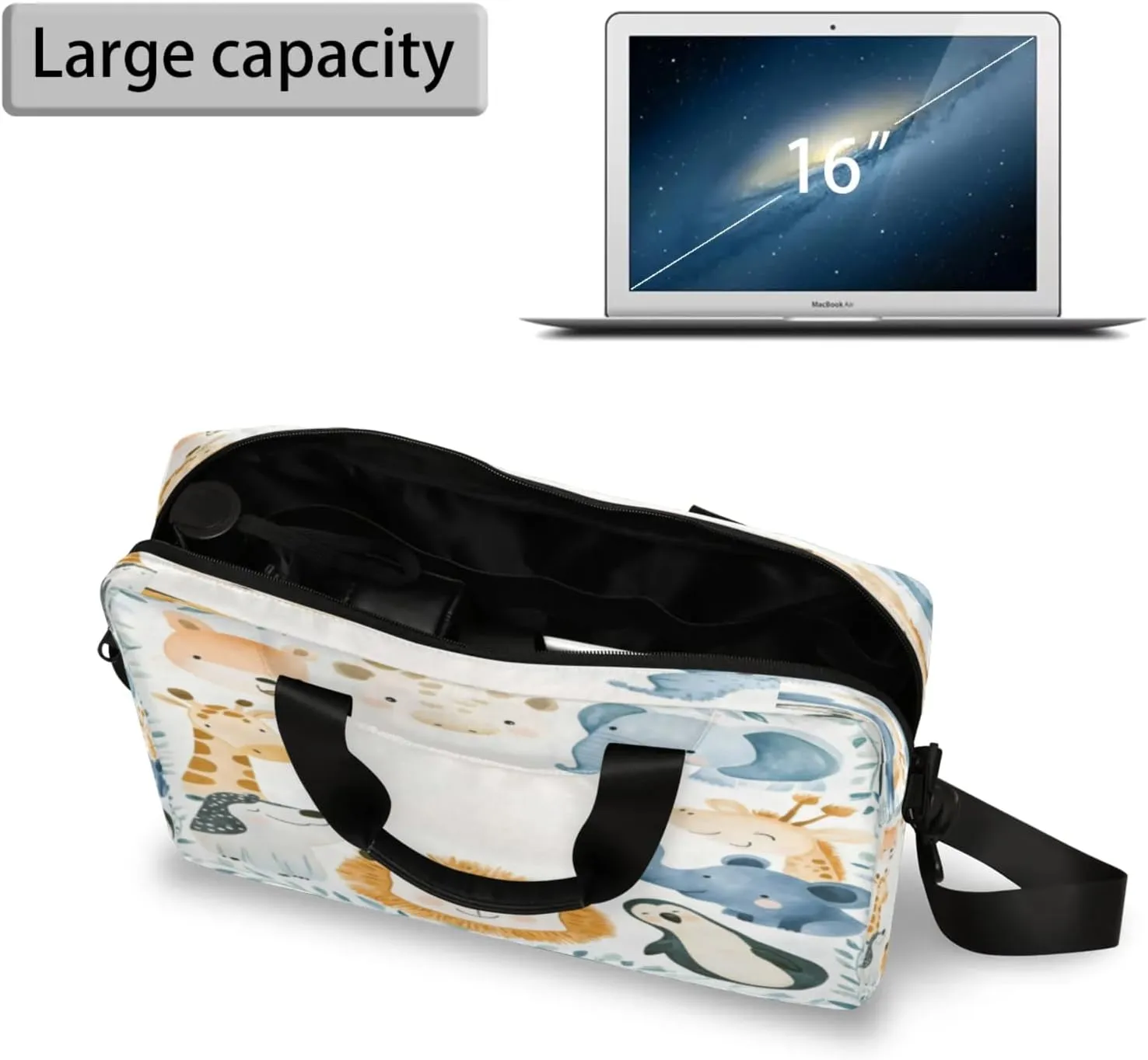 Laptop Shoulder Bag Compatible with Handle, Messenger Shoulder Case for Tablet, Laptop Carrying Case
