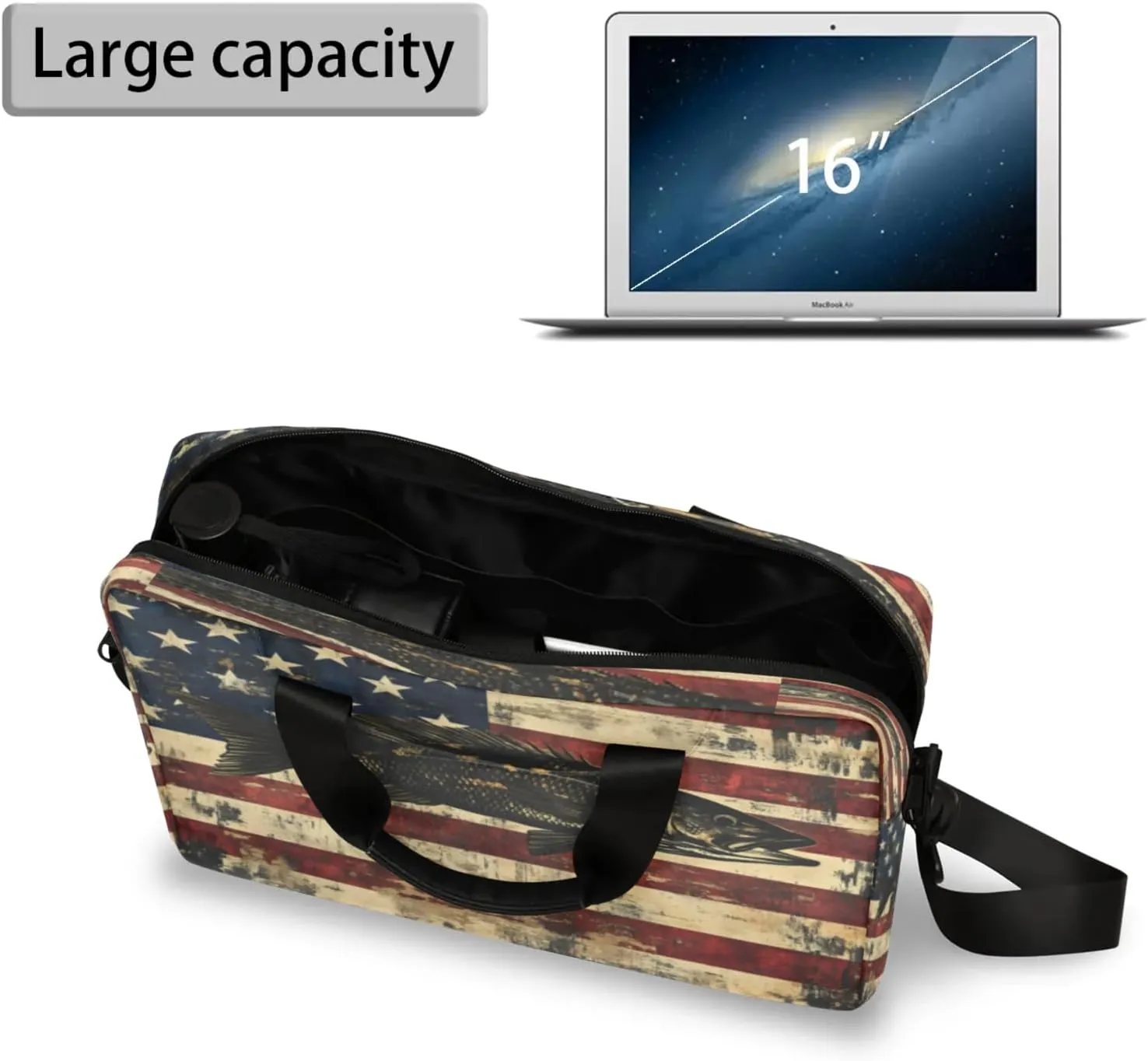 Laptop Shoulder Bag Compatible with Handle, Messenger Shoulder Case for Tablet, Laptop Carrying Case