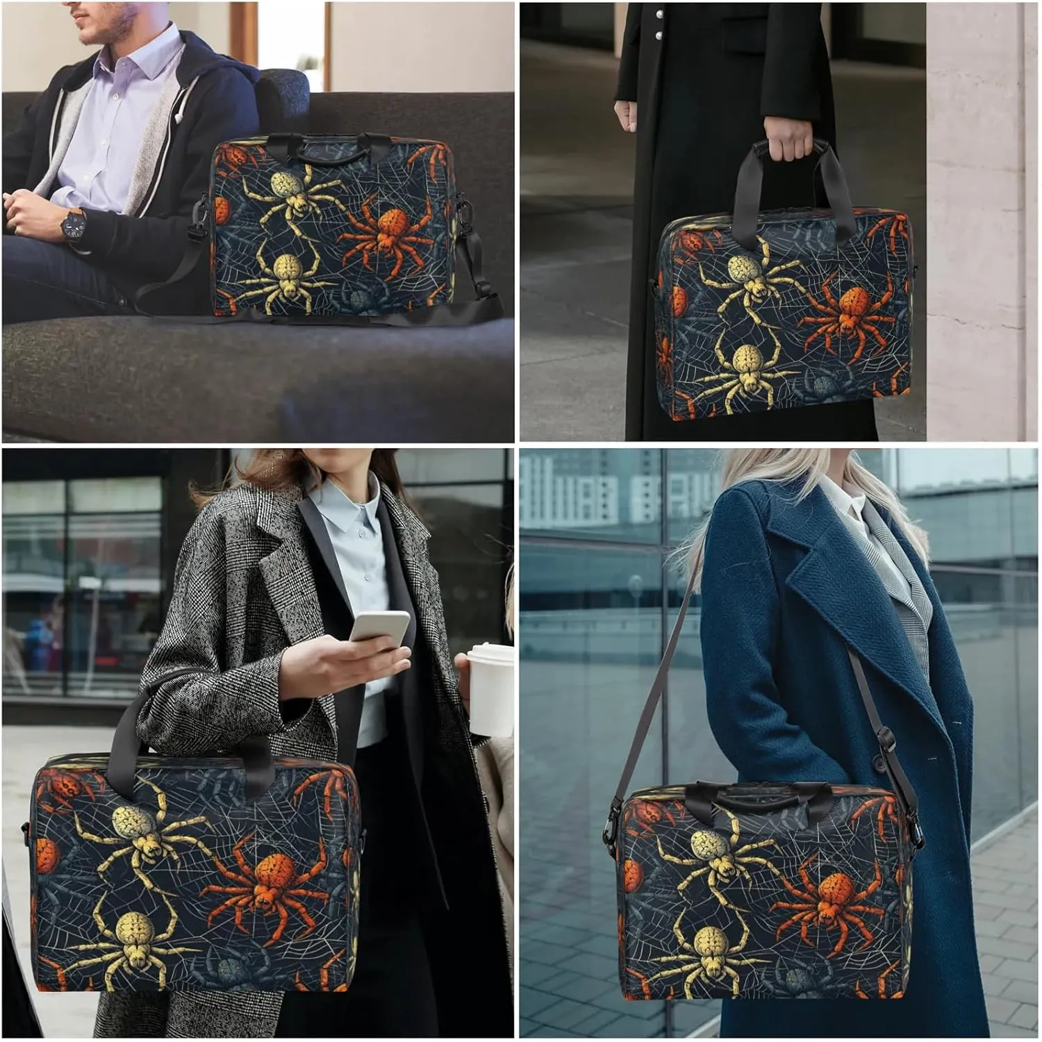 Laptop Shoulder Bag Compatible with Handle, Messenger Shoulder Case for Tablet, Laptop Carrying Case
