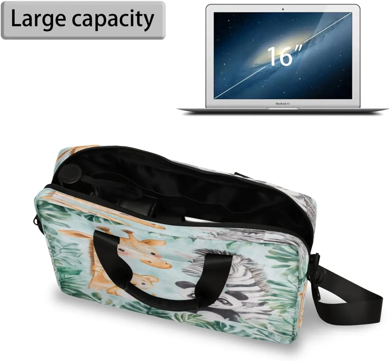 Laptop Shoulder Bag Compatible with Handle, Messenger Shoulder Case for Tablet, Laptop Carrying Case