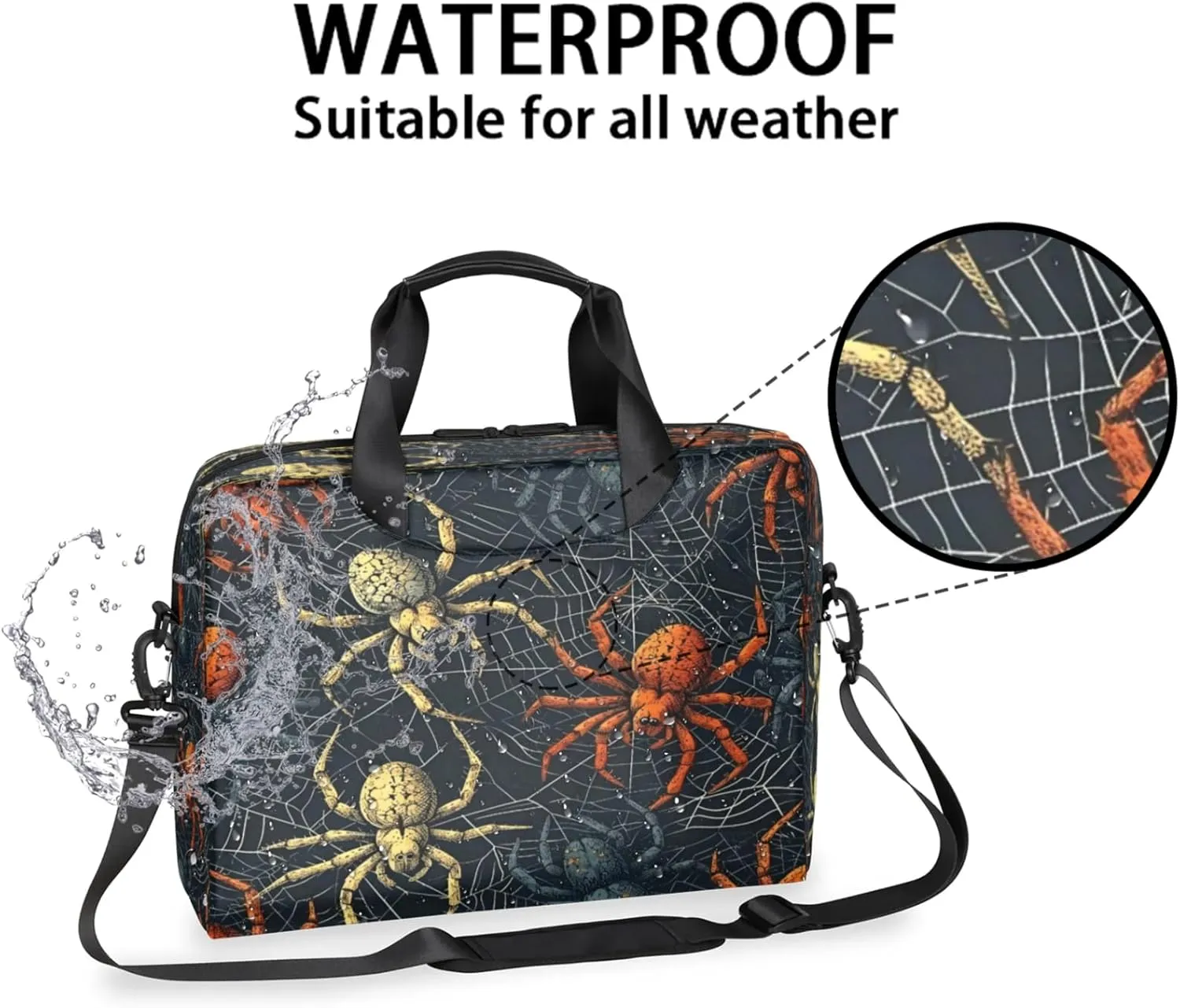 Laptop Shoulder Bag Compatible with Handle, Messenger Shoulder Case for Tablet, Laptop Carrying Case