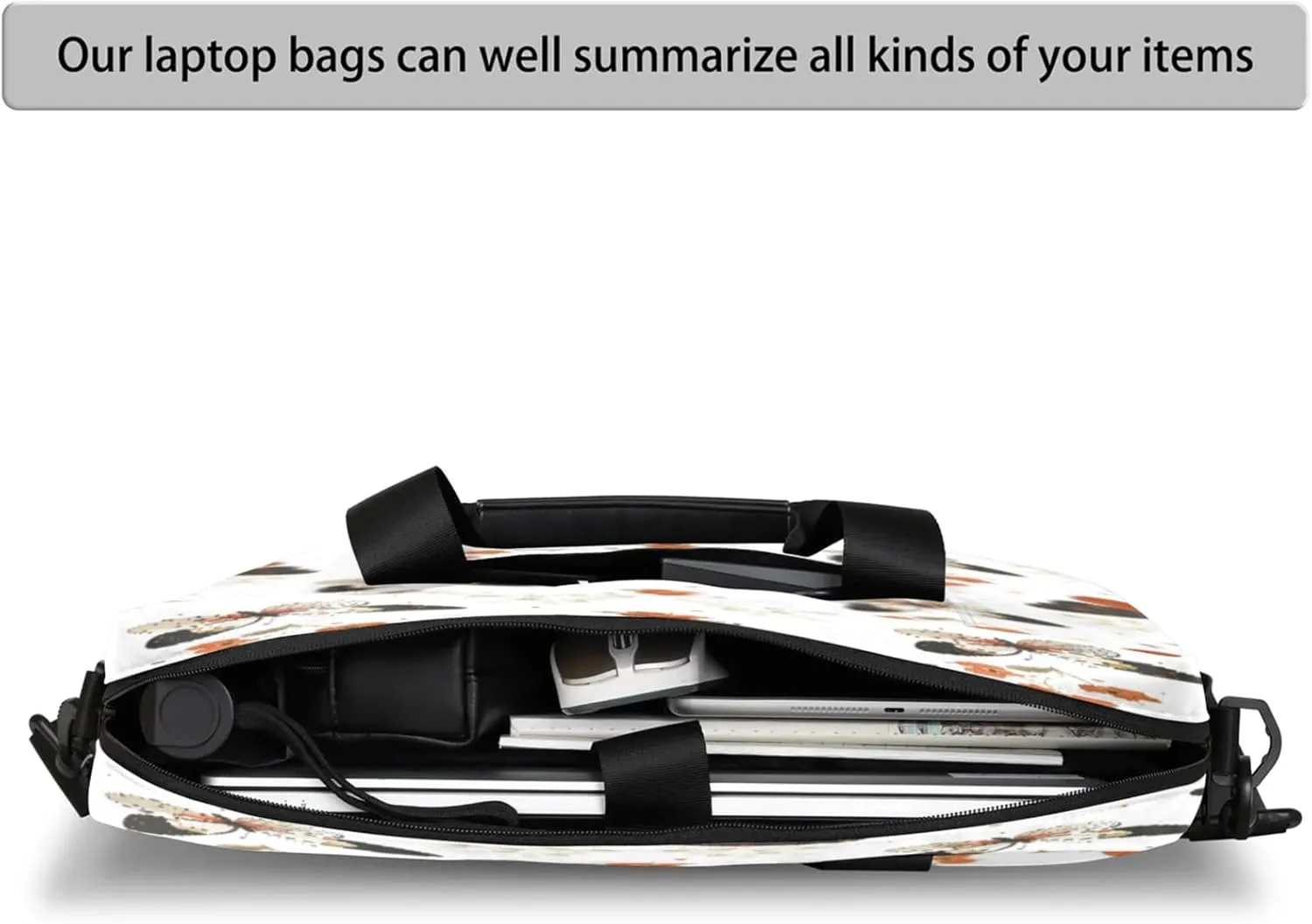 Laptop Shoulder Bag Compatible with Handle, Messenger Shoulder Case for Tablet, Laptop Carrying Case