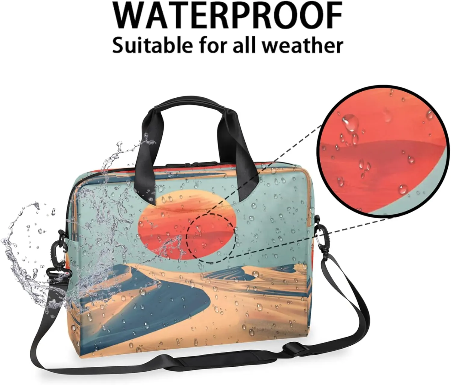 Laptop Shoulder Bag Compatible with Handle, Messenger Shoulder Case for Tablet, Laptop Carrying Case