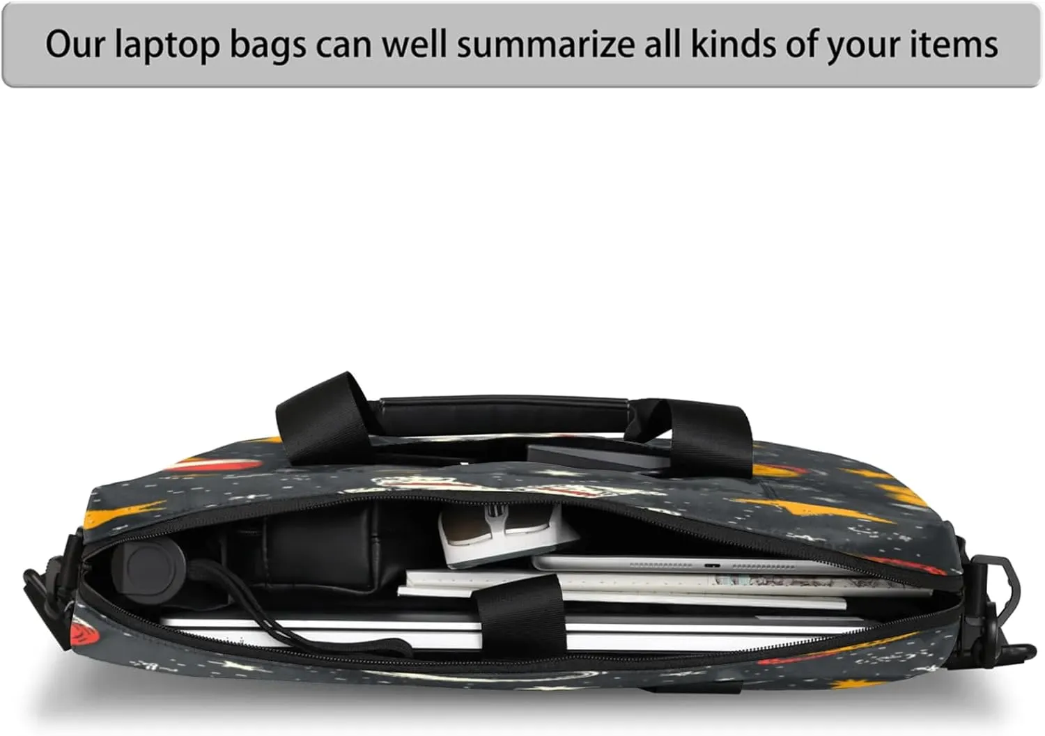 Laptop Shoulder Bag Compatible with Handle, Messenger Shoulder Case for Tablet, Laptop Carrying Case
