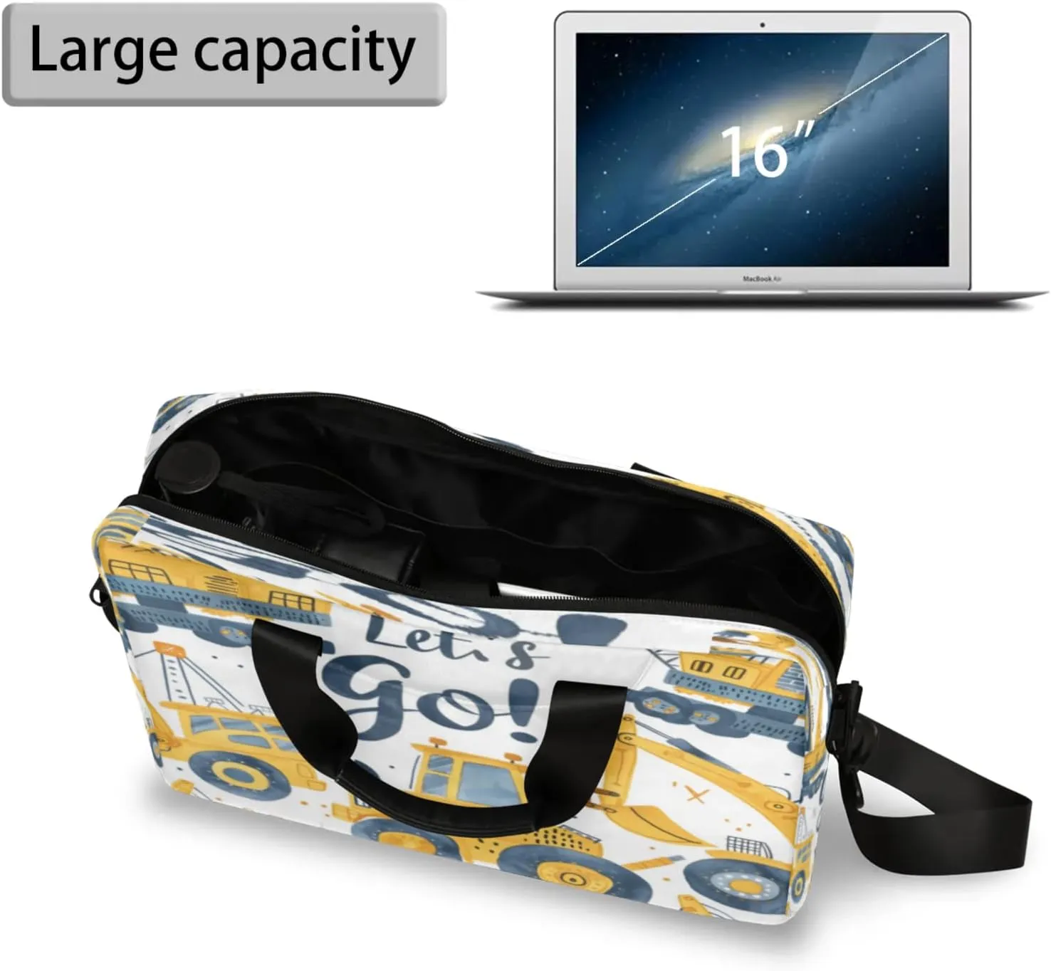 Laptop Shoulder Bag Compatible with Handle, Messenger Shoulder Case for Tablet, Laptop Carrying Case