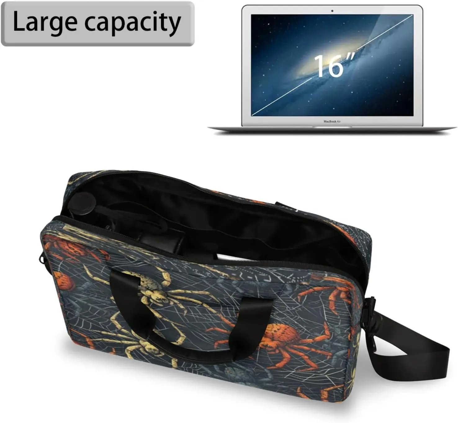 Laptop Shoulder Bag Compatible with Handle, Messenger Shoulder Case for Tablet, Laptop Carrying Case