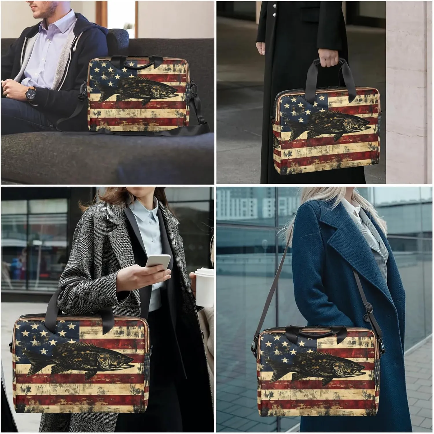 Laptop Shoulder Bag Compatible with Handle, Messenger Shoulder Case for Tablet, Laptop Carrying Case