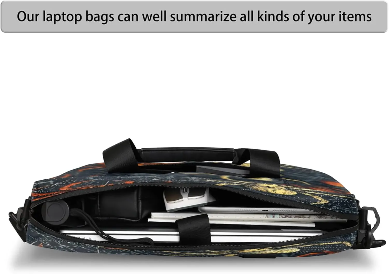 Laptop Shoulder Bag Compatible with Handle, Messenger Shoulder Case for Tablet, Laptop Carrying Case
