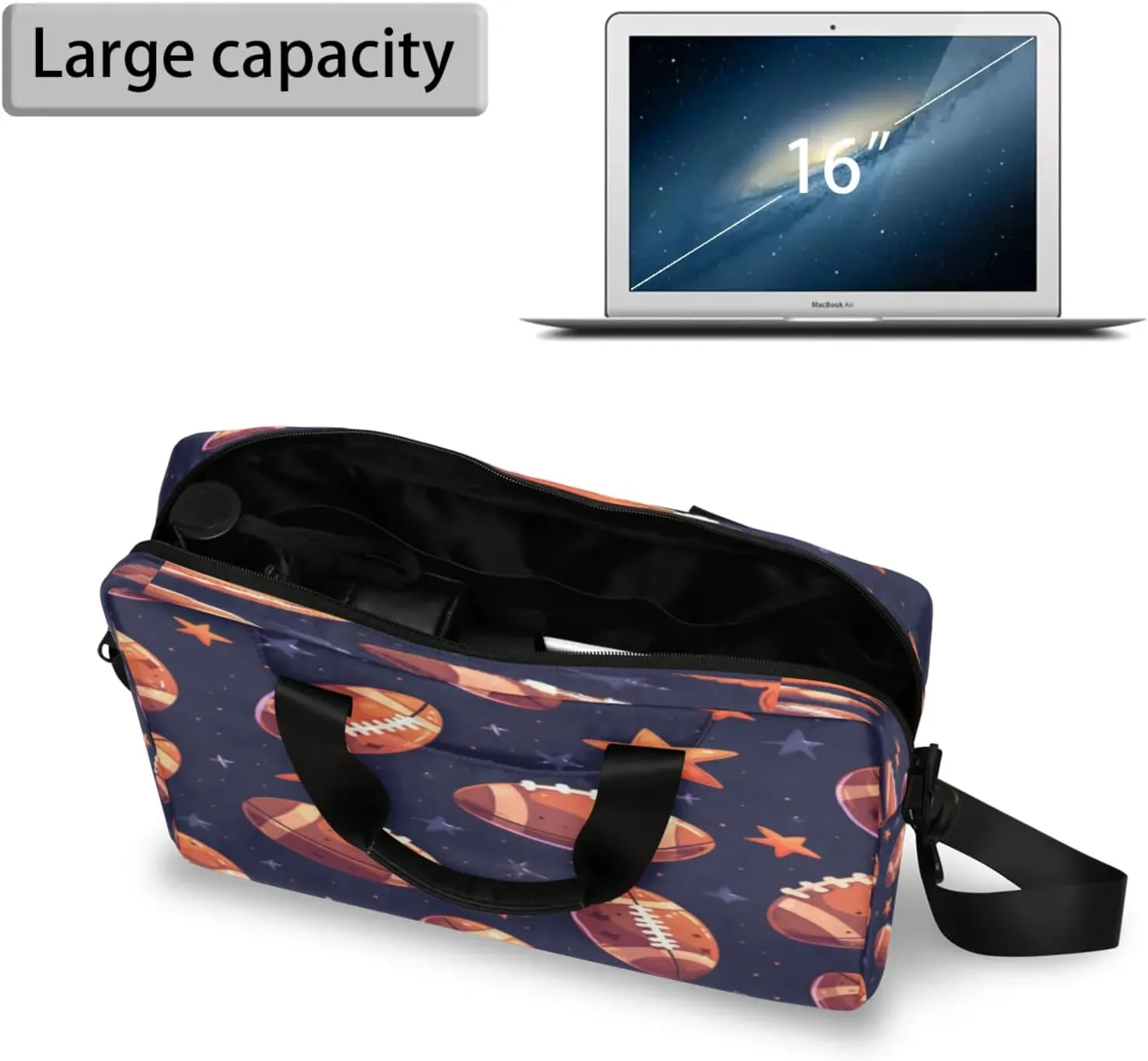 Laptop Shoulder Bag Compatible with Handle, Messenger Shoulder Case for Tablet, Laptop Carrying Case