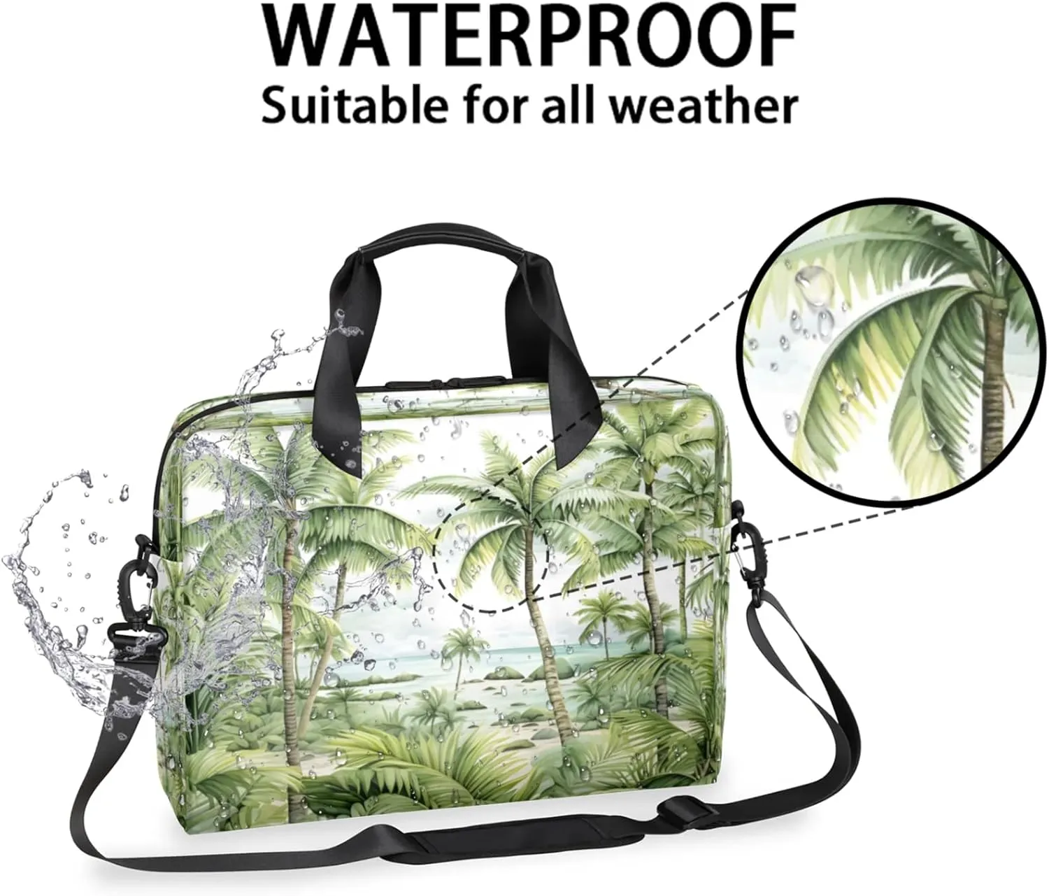 Laptop Shoulder Bag Compatible with Handle, Messenger Shoulder Case for Tablet, Laptop Carrying Case
