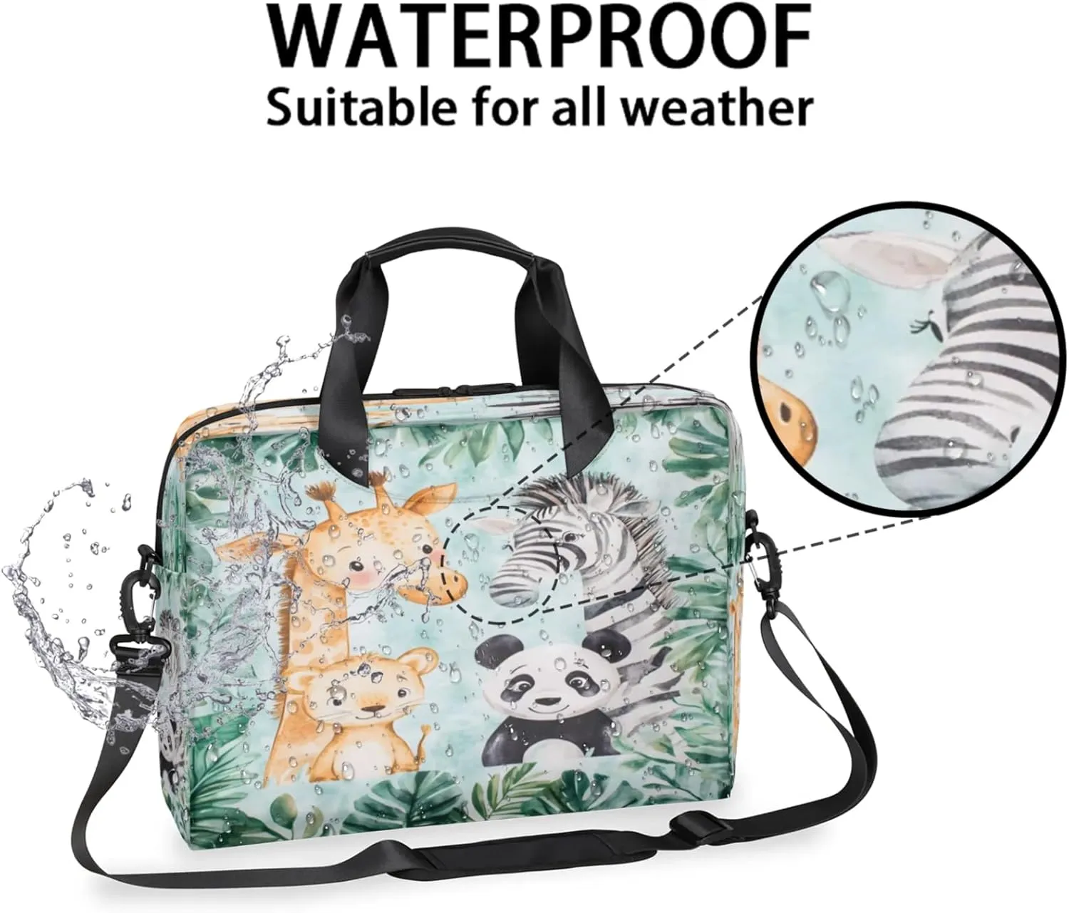 Laptop Shoulder Bag Compatible with Handle, Messenger Shoulder Case for Tablet, Laptop Carrying Case